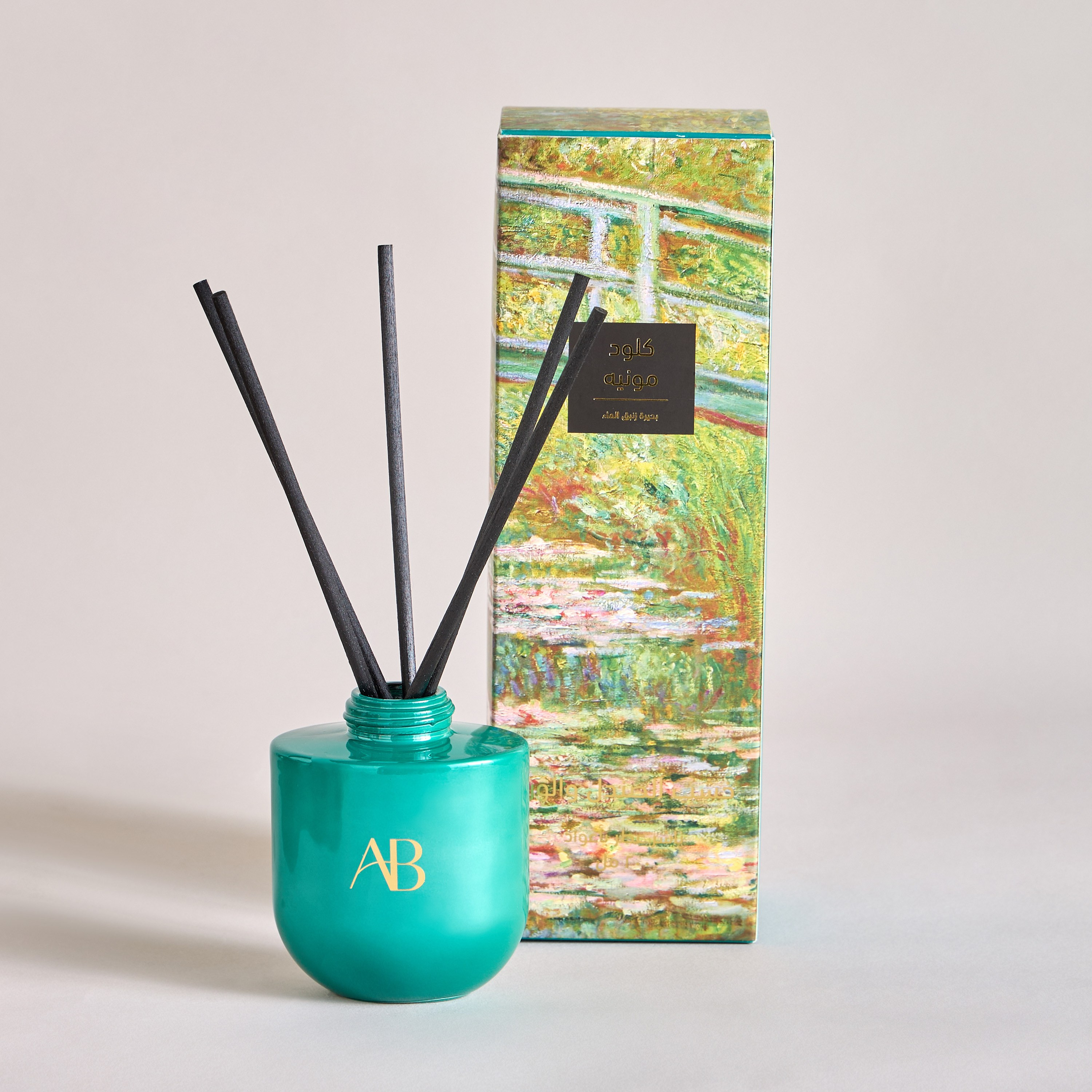 Claude Monet The Water Lily Pond Reed Diffuser - 200 ml-household-homefragrance-reeddiffusers-image-2