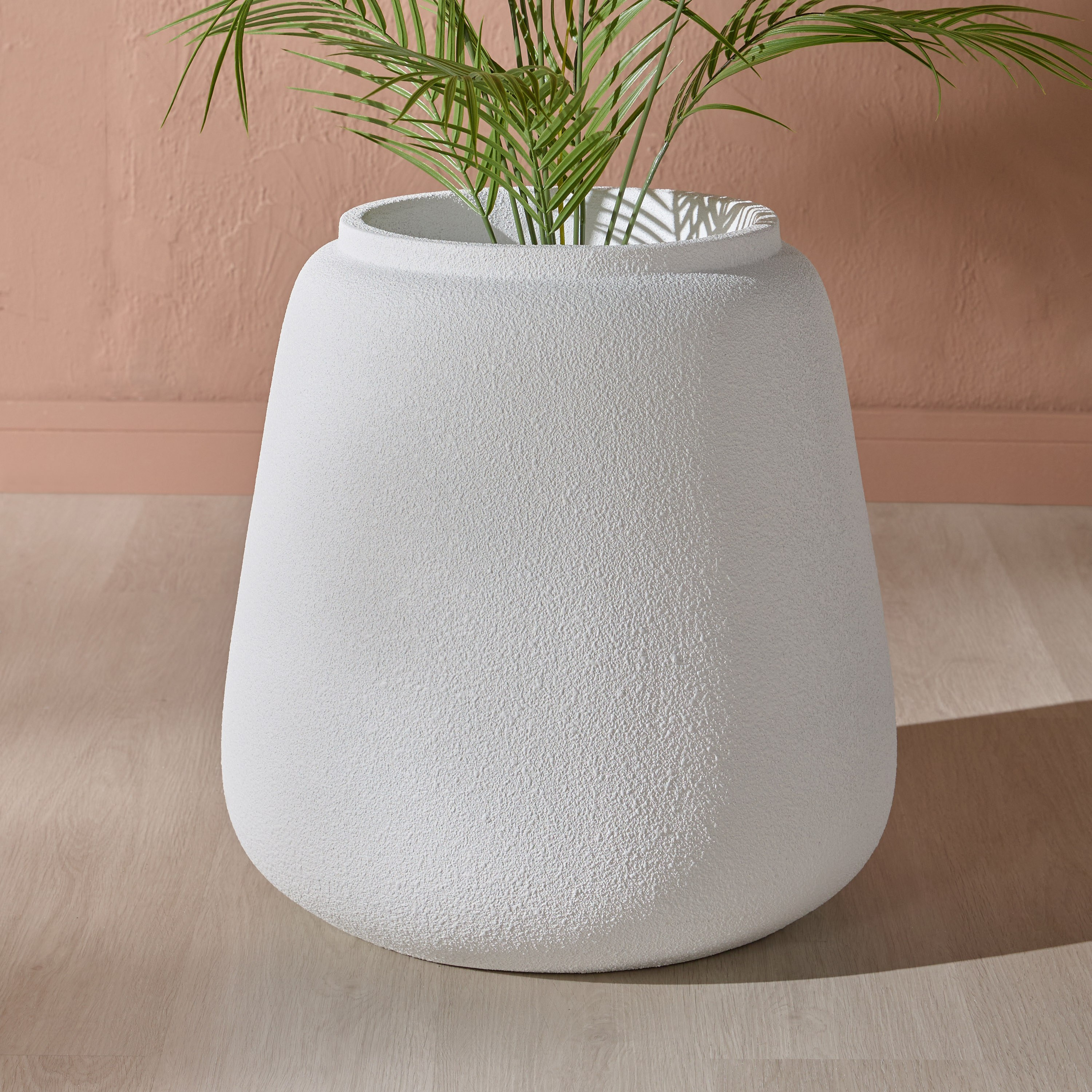 Stucco Mord Polyresin Outdoor Planter - 51 cm-household-gardenandoutdoor-potsandplanters-planters-image-1