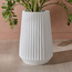 Stucco Ribbed Polyresin Outdoor Planter - 60 cm-binpromo_KSA_Alrajhi_17062026-image-1