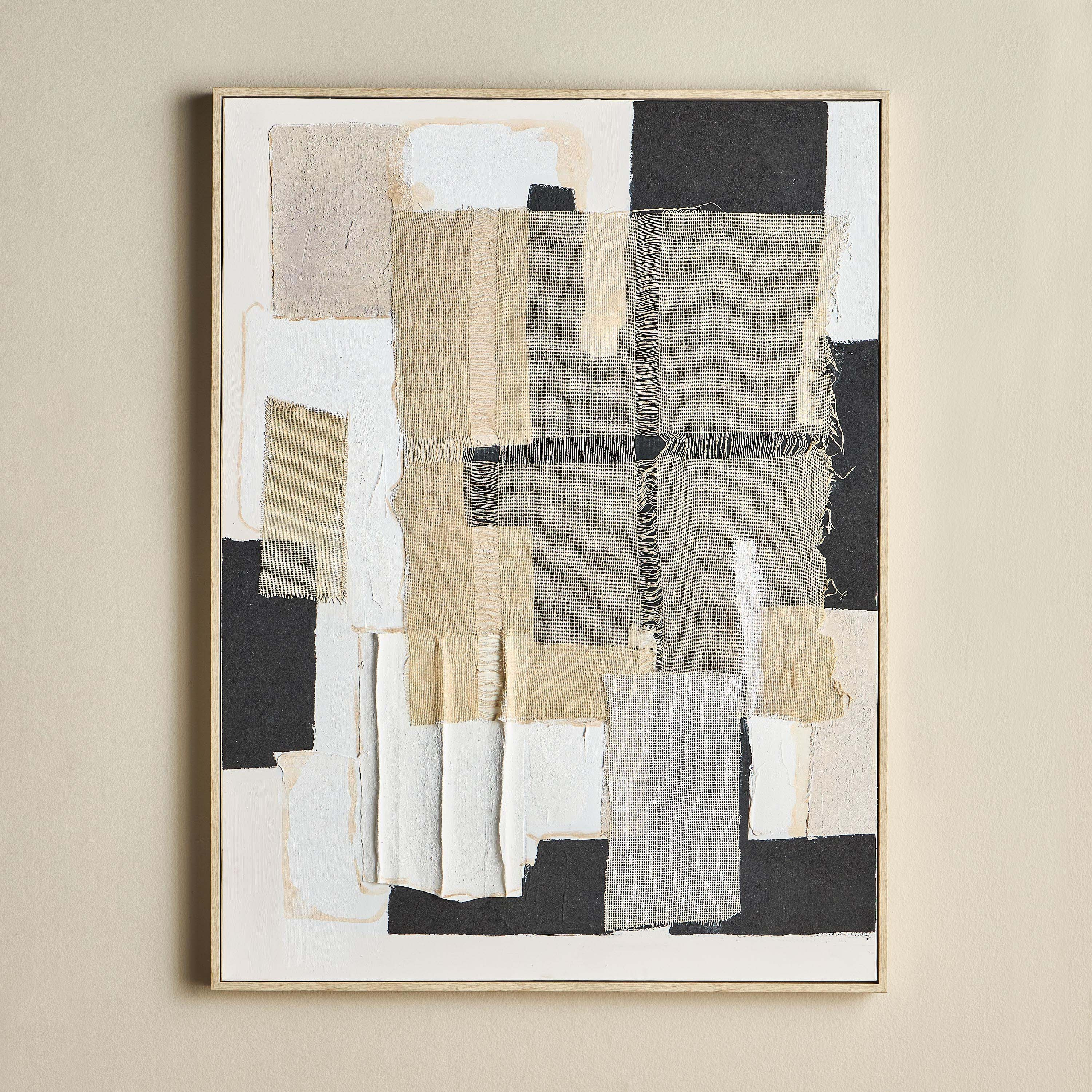 Solona Framed Canvas Wall Art - 90x120 cm