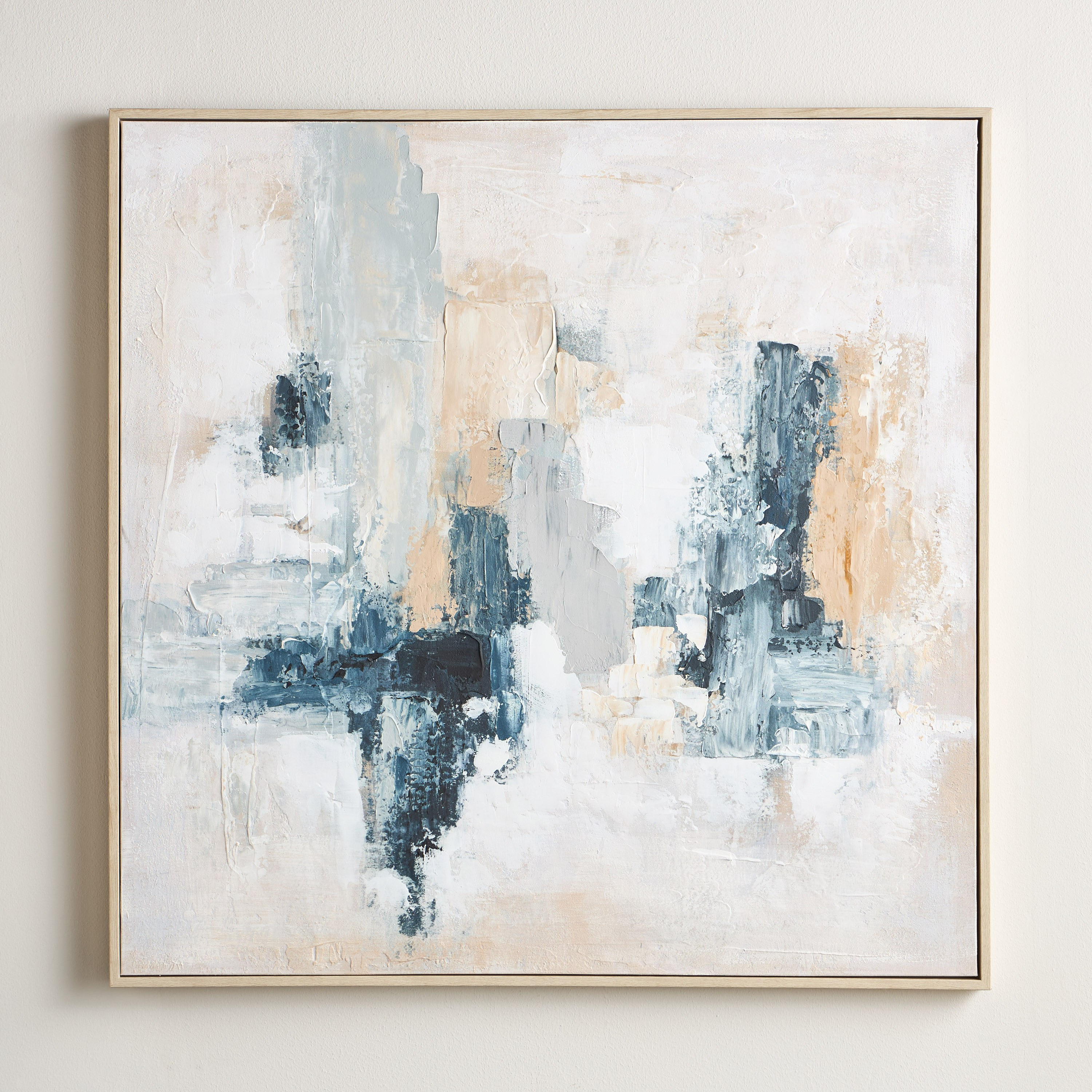 Renie Framed Canvas Wall Art - 100x100 cm
