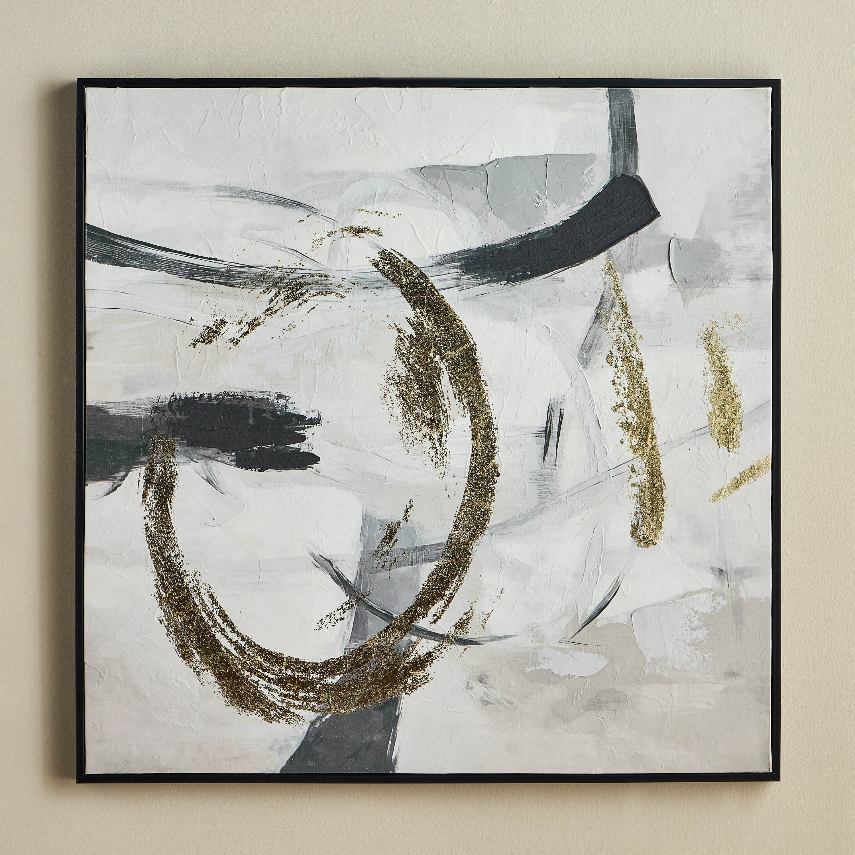 زينة حائط كانفاس مؤطرة - كايترين - 100×100 سم-household-walldecorandmirrors-wallart-image-2