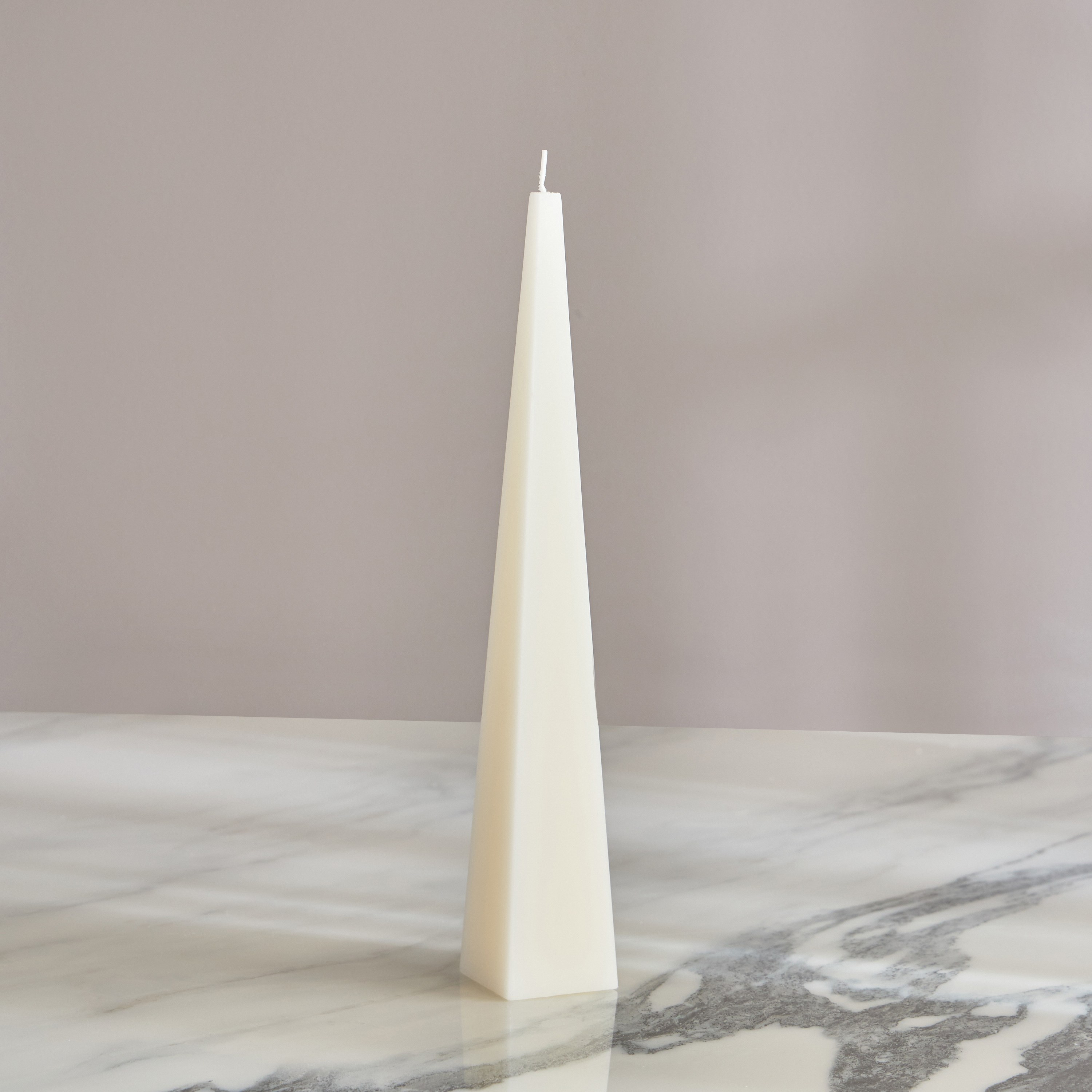 Pyramid Unscented Candle - 25 h-household-homefragrance-candles-image-2
