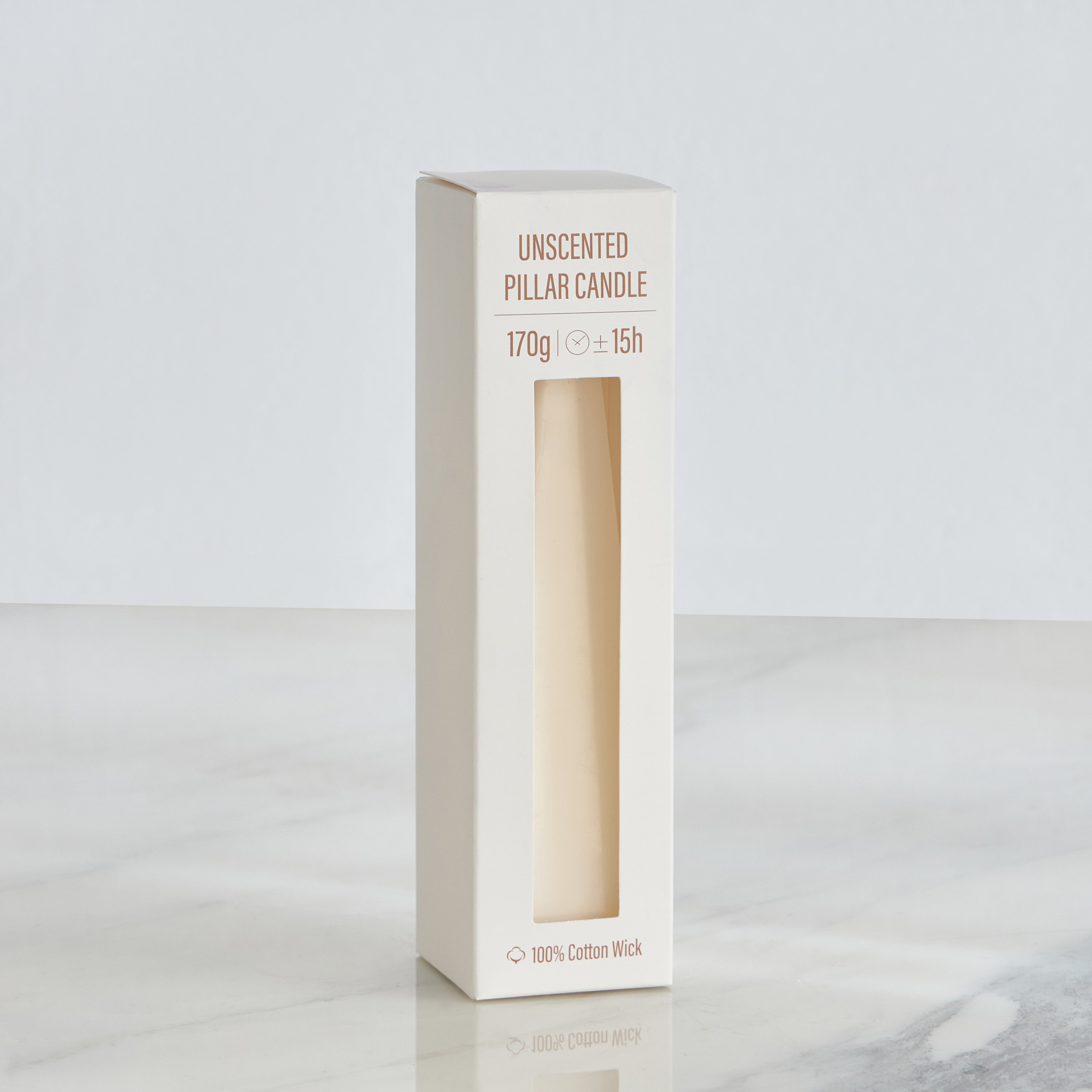 Pyramid Unscented Candle - 15 h-household-homefragrance-candles-image-5