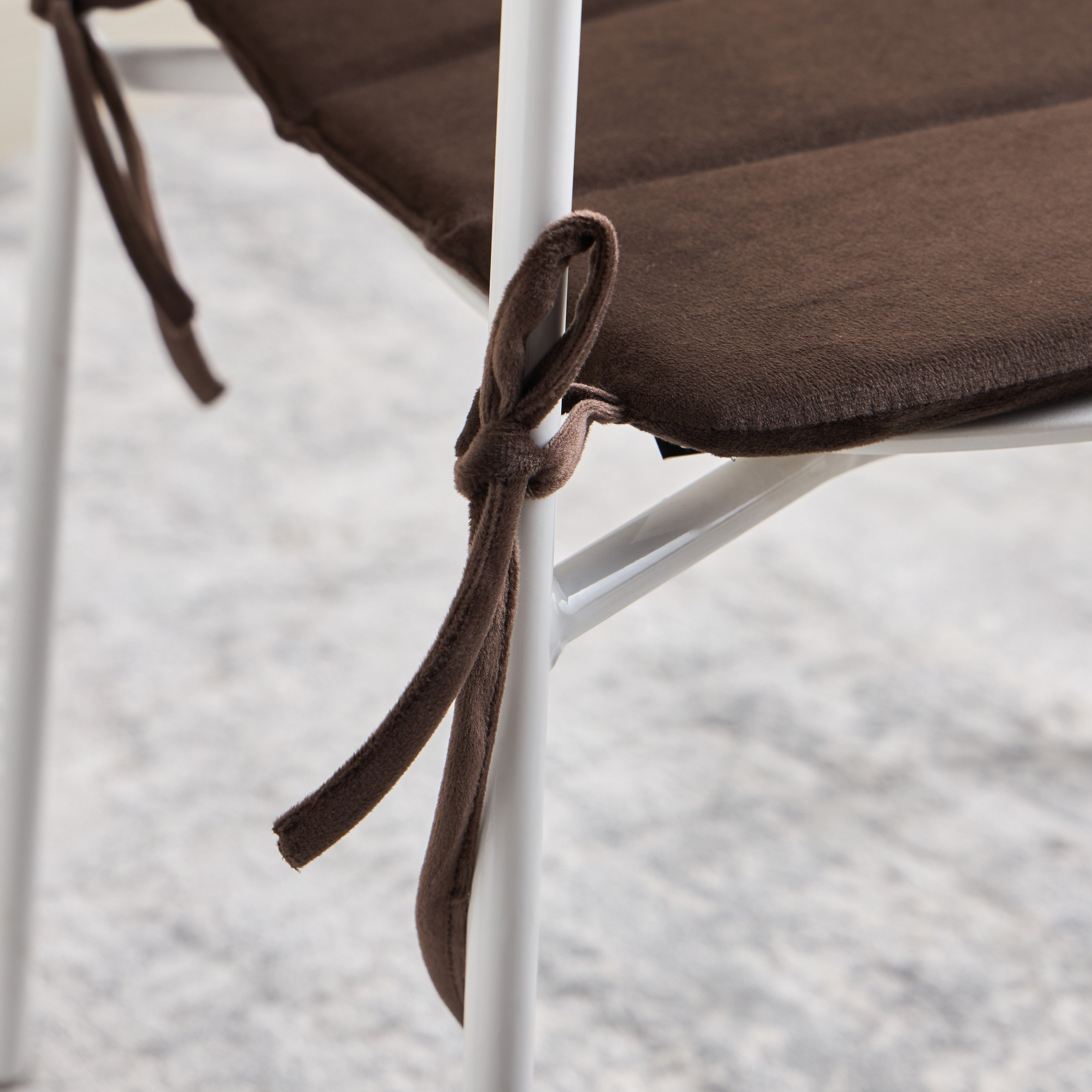Rico Chair Pad with Tie Backs - 38x38 cm-household-cushionsandthrows-chairpads-image-2