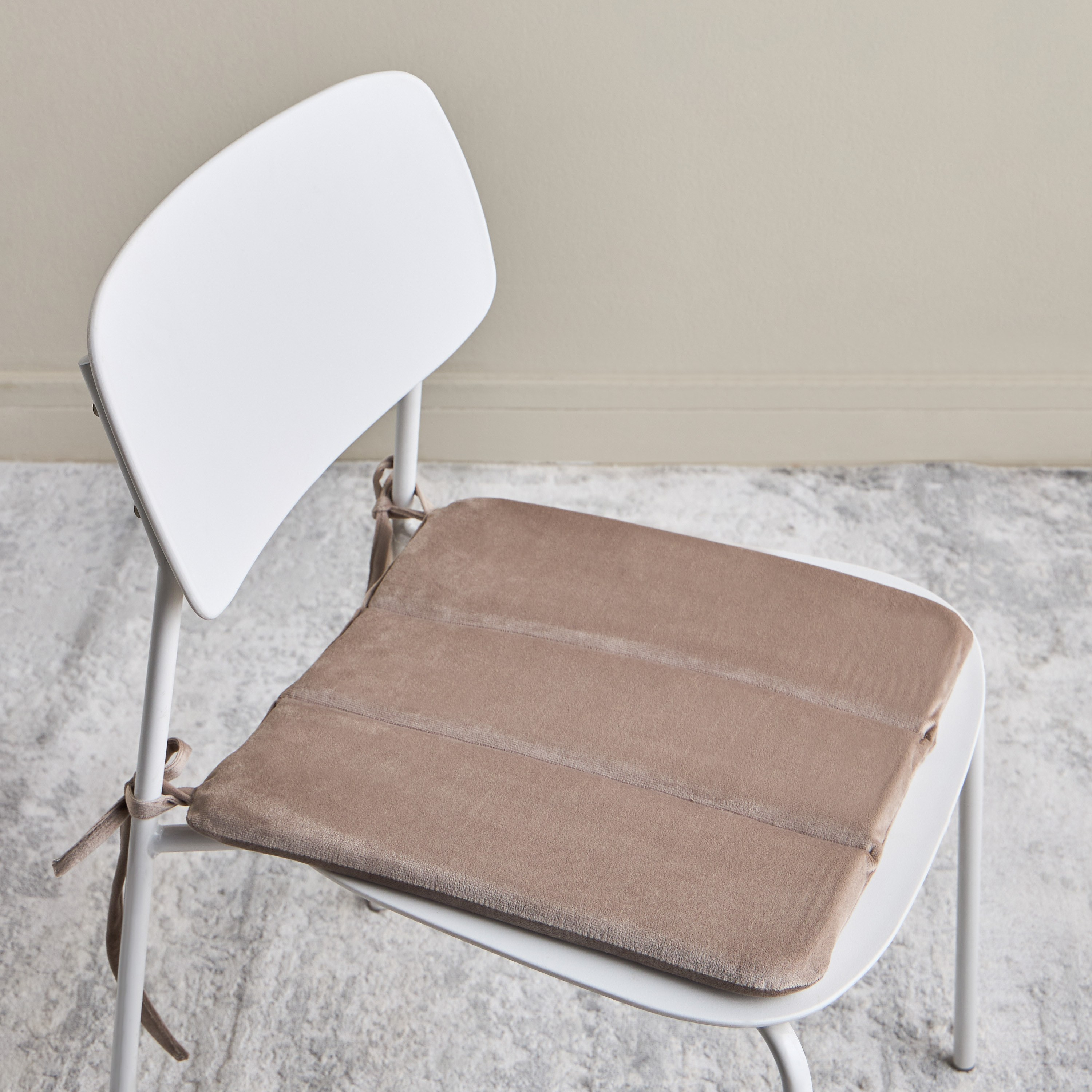Rico Chair Pad with Tie Backs - 38x38 cm-household-cushionsandthrows-chairpads-image-1