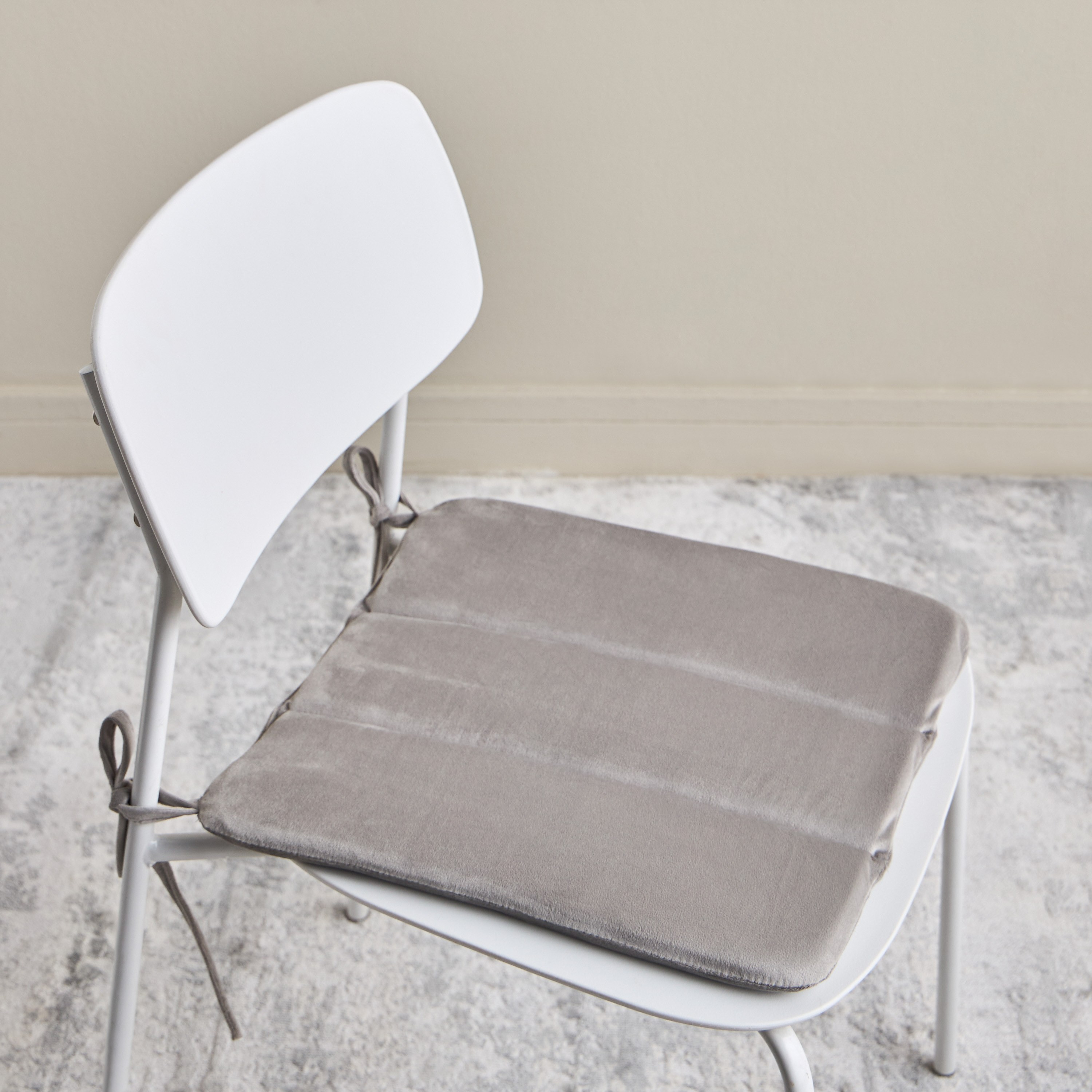 Rico Chair Pad with Tie Backs - 38x38 cm-household-cushionsandthrows-chairpads-image-1