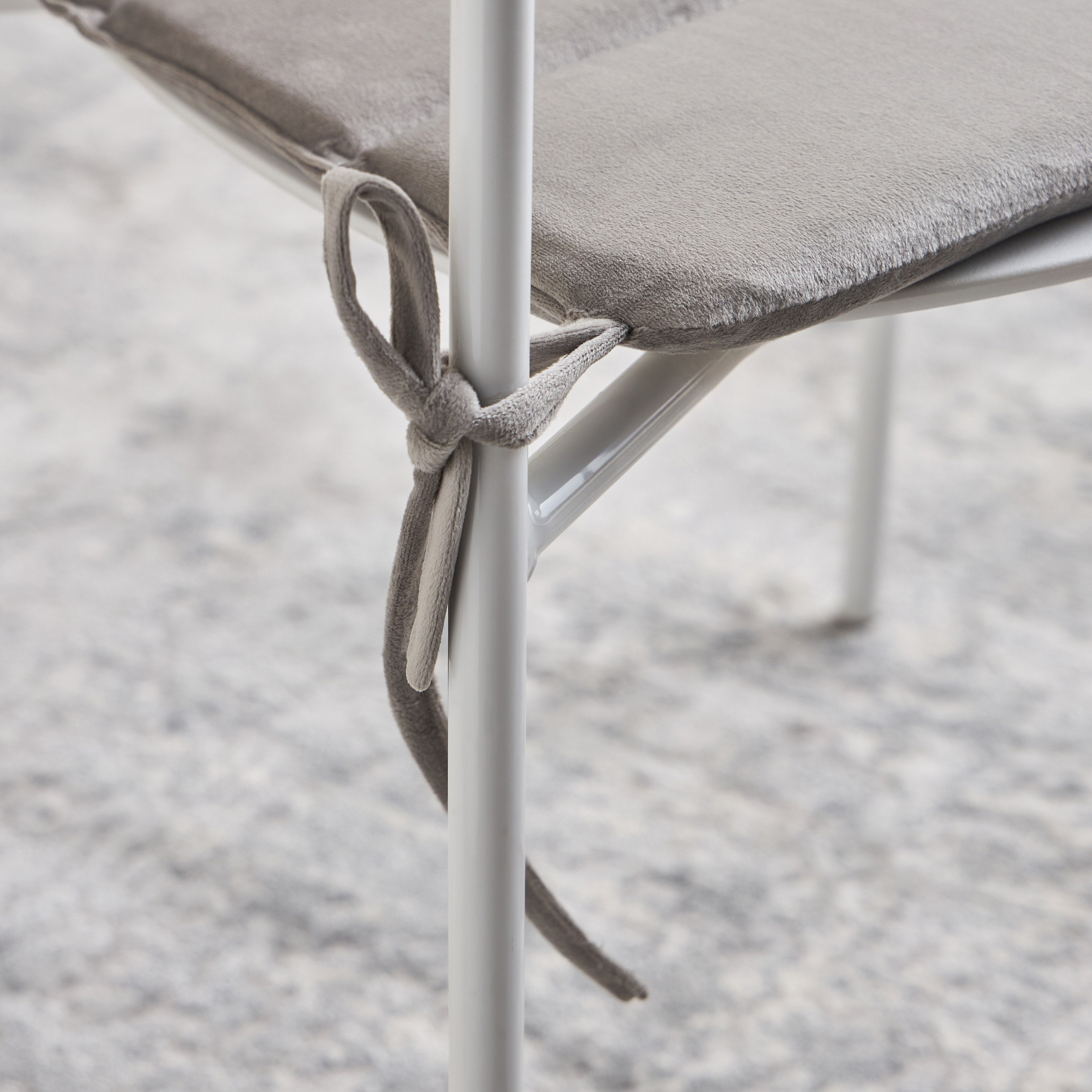 Rico Chair Pad with Tie Backs - 38x38 cm-household-cushionsandthrows-chairpads-image-2