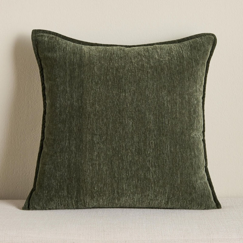 غطاء وسادة مخملي - جوز - 50x50 سم — صورة 1