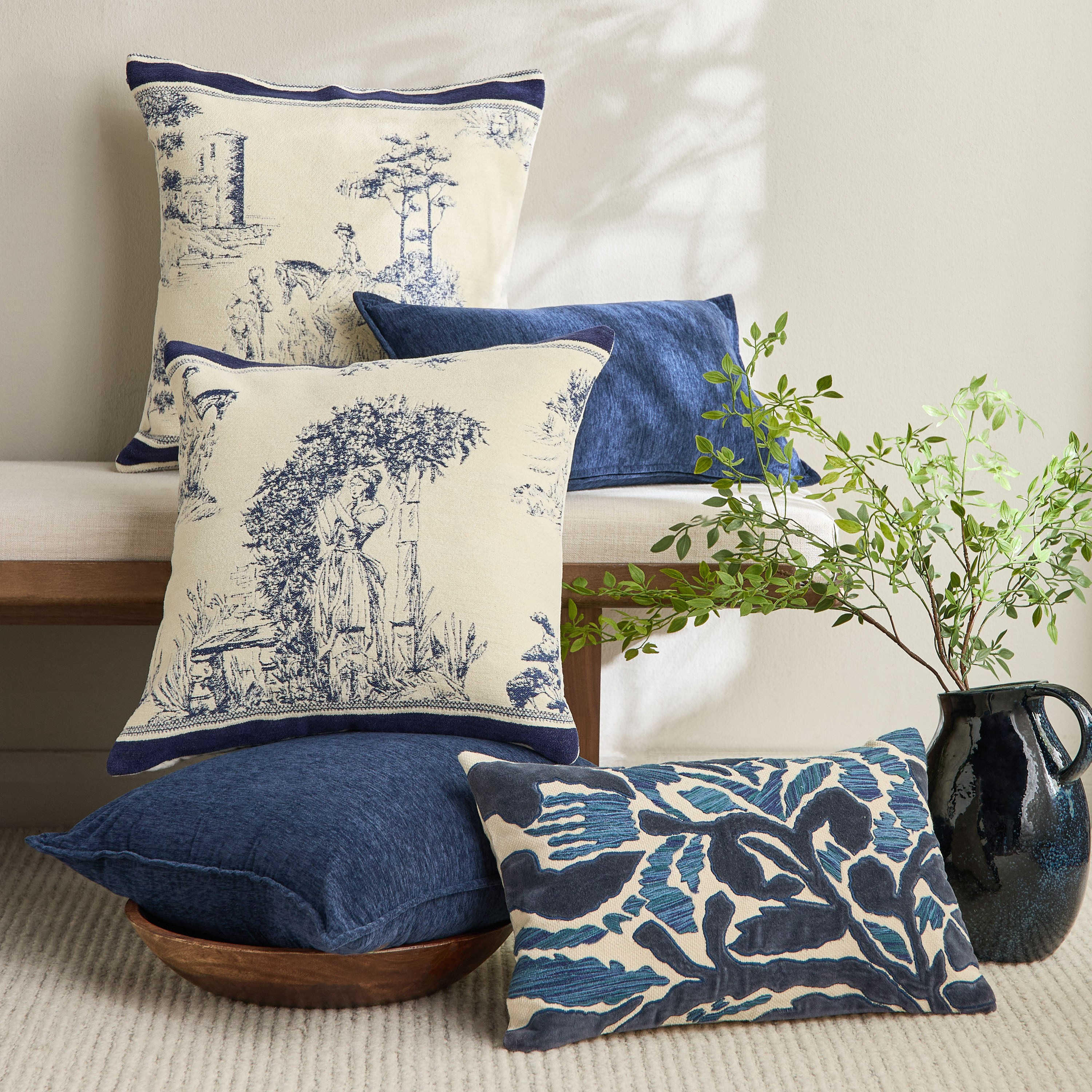 Joes Velvet Cushion Cover - 50x50 cm-household-cushionsandthrows-cushioncovers-image-4
