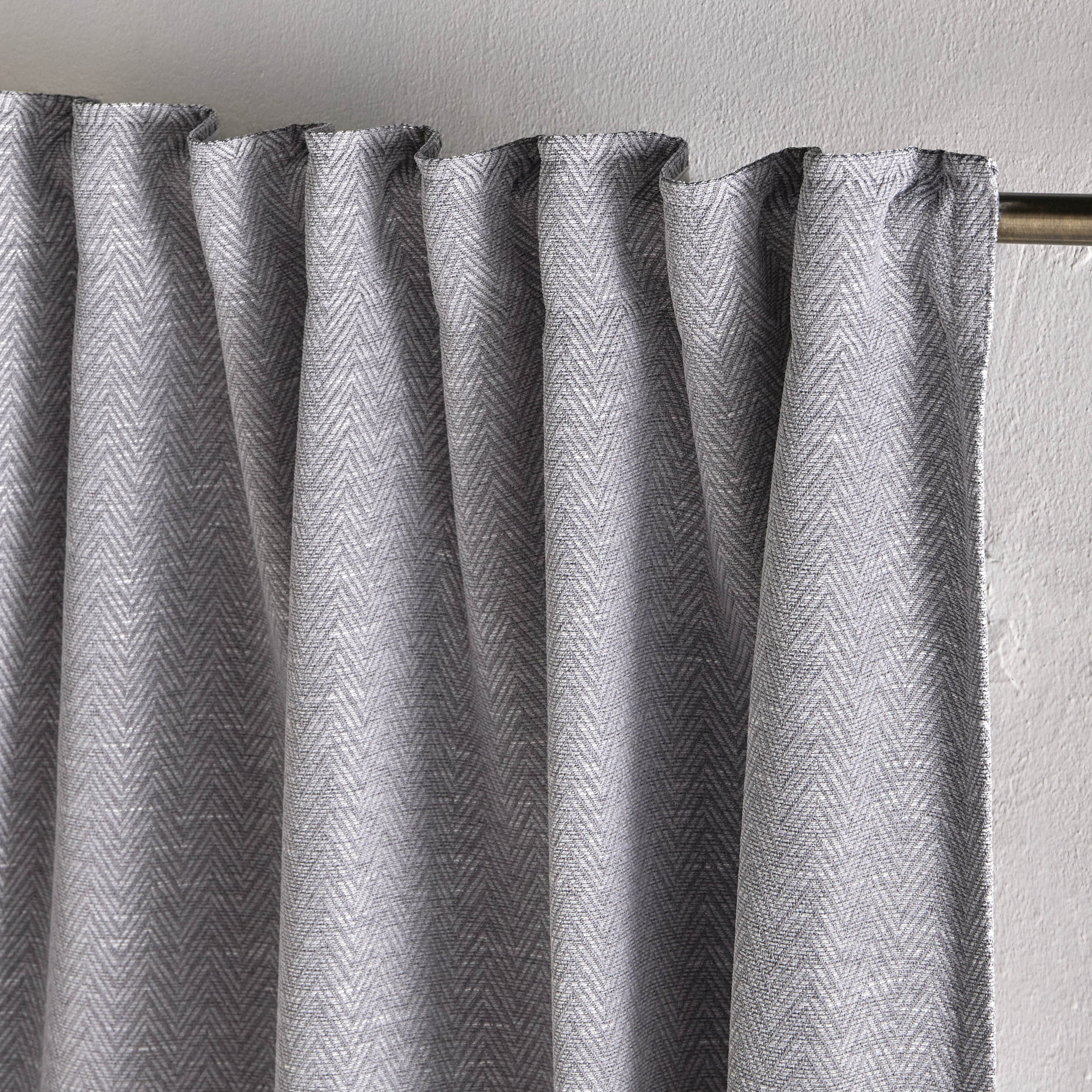 طقم ستائر قطعتين - كاسندرا - 135x320 سم-household-windows-curtains-image-2