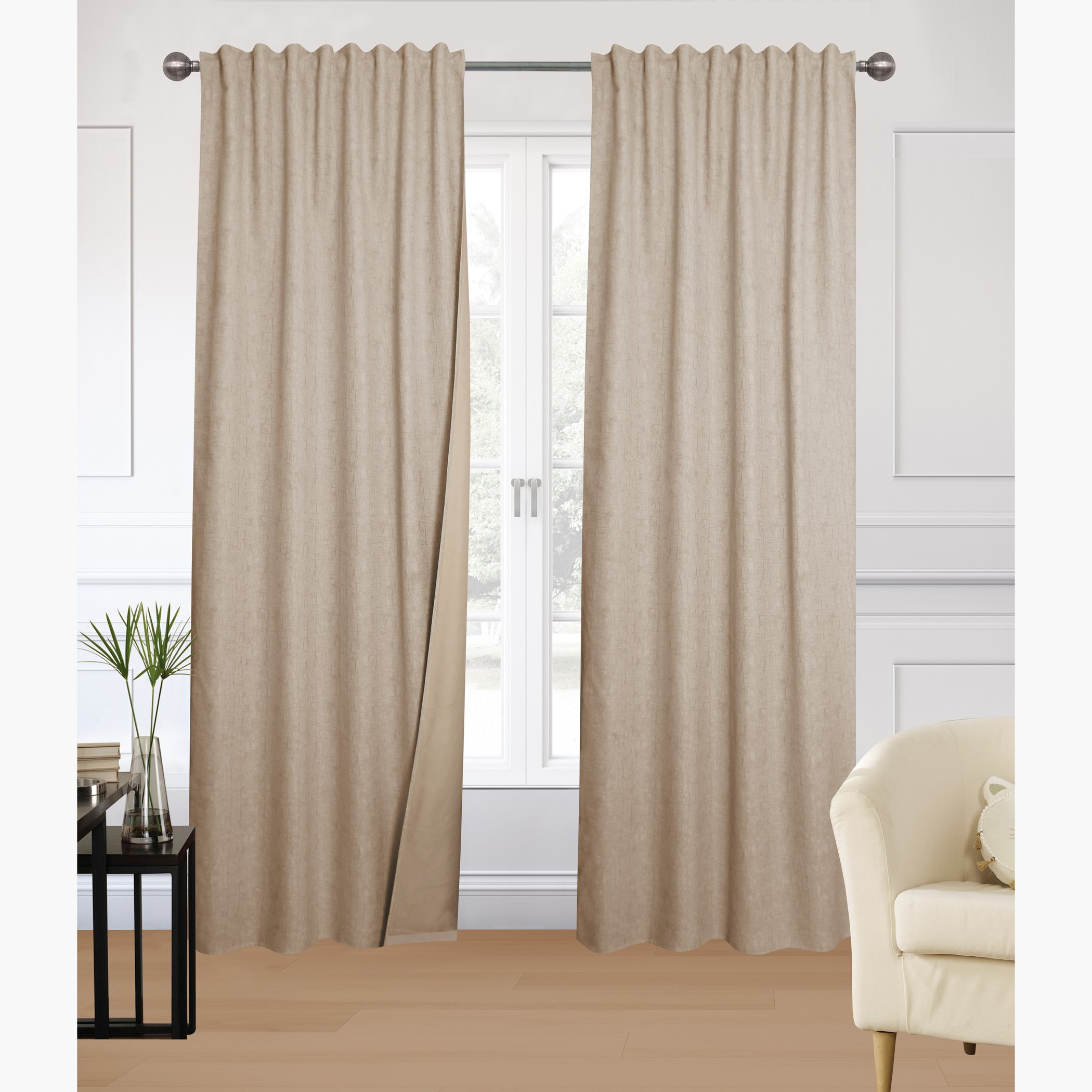 Alivia 2-Piece Curtain Set - 135x280 cm-household-windows-curtains-image-1