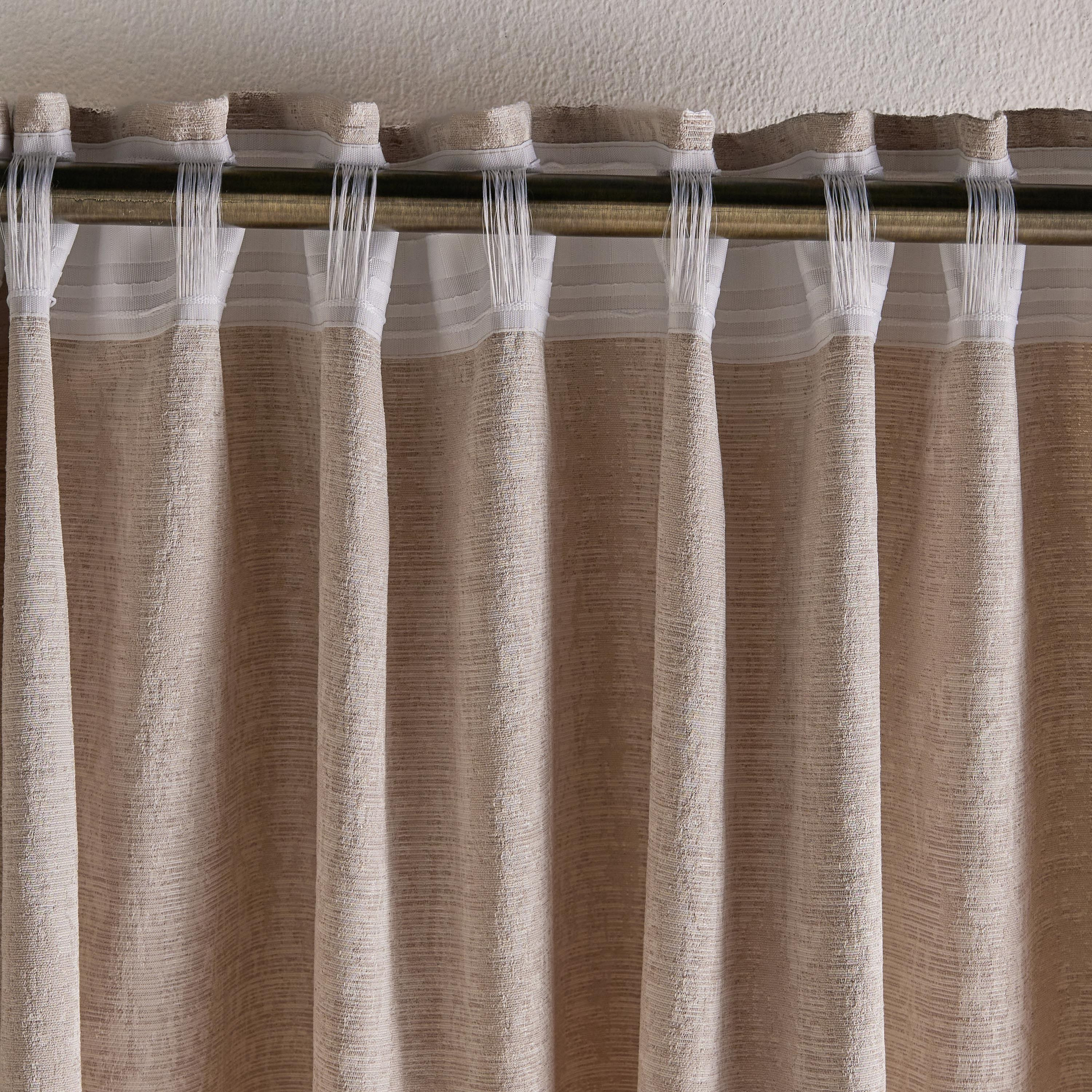 طقم ستائر قطعتين - أديلين - 135x220 سم-household-windows-curtains-image-3