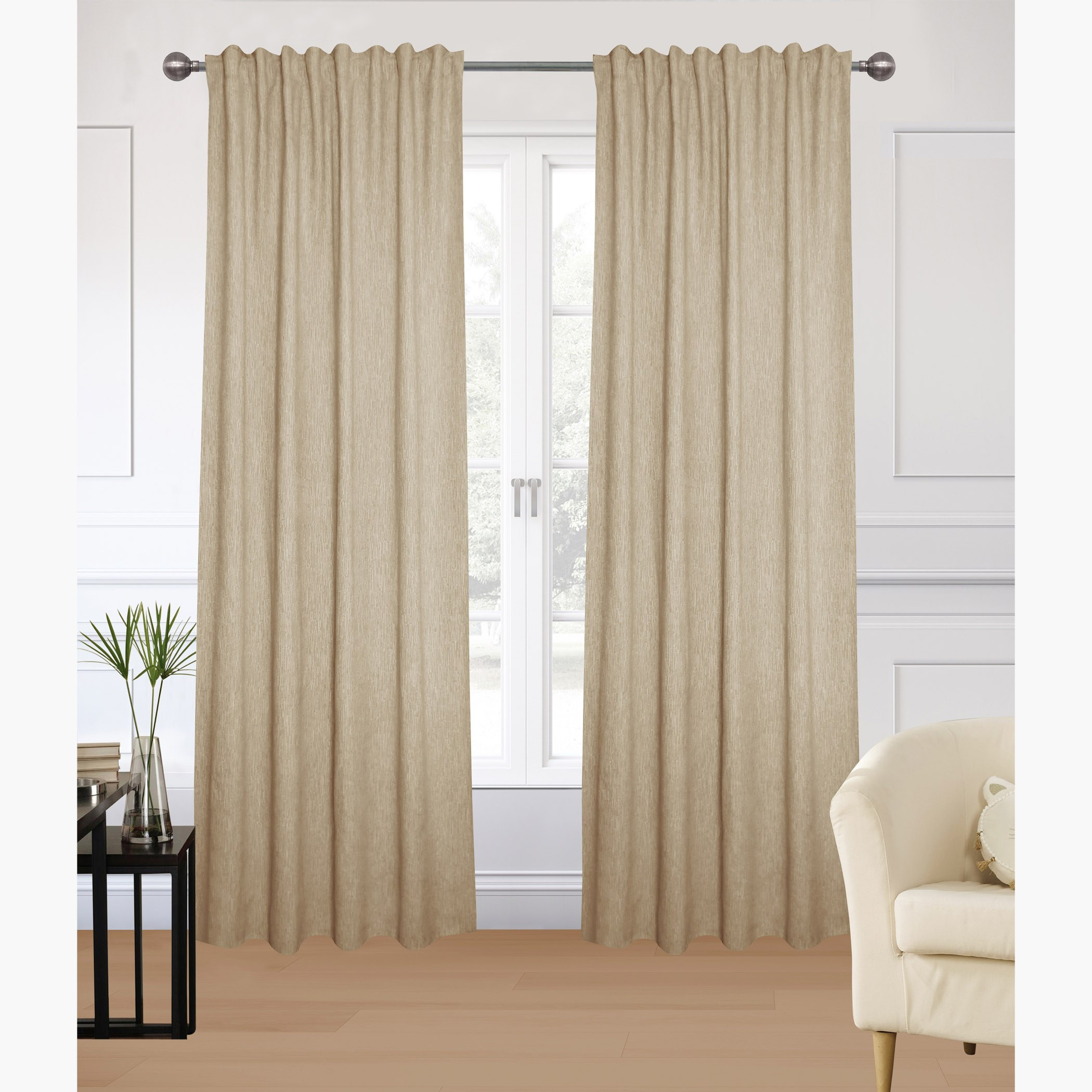 طقم ستائر قطعتين - سيلور - 135x280 سم-household-windows-curtains-image-2