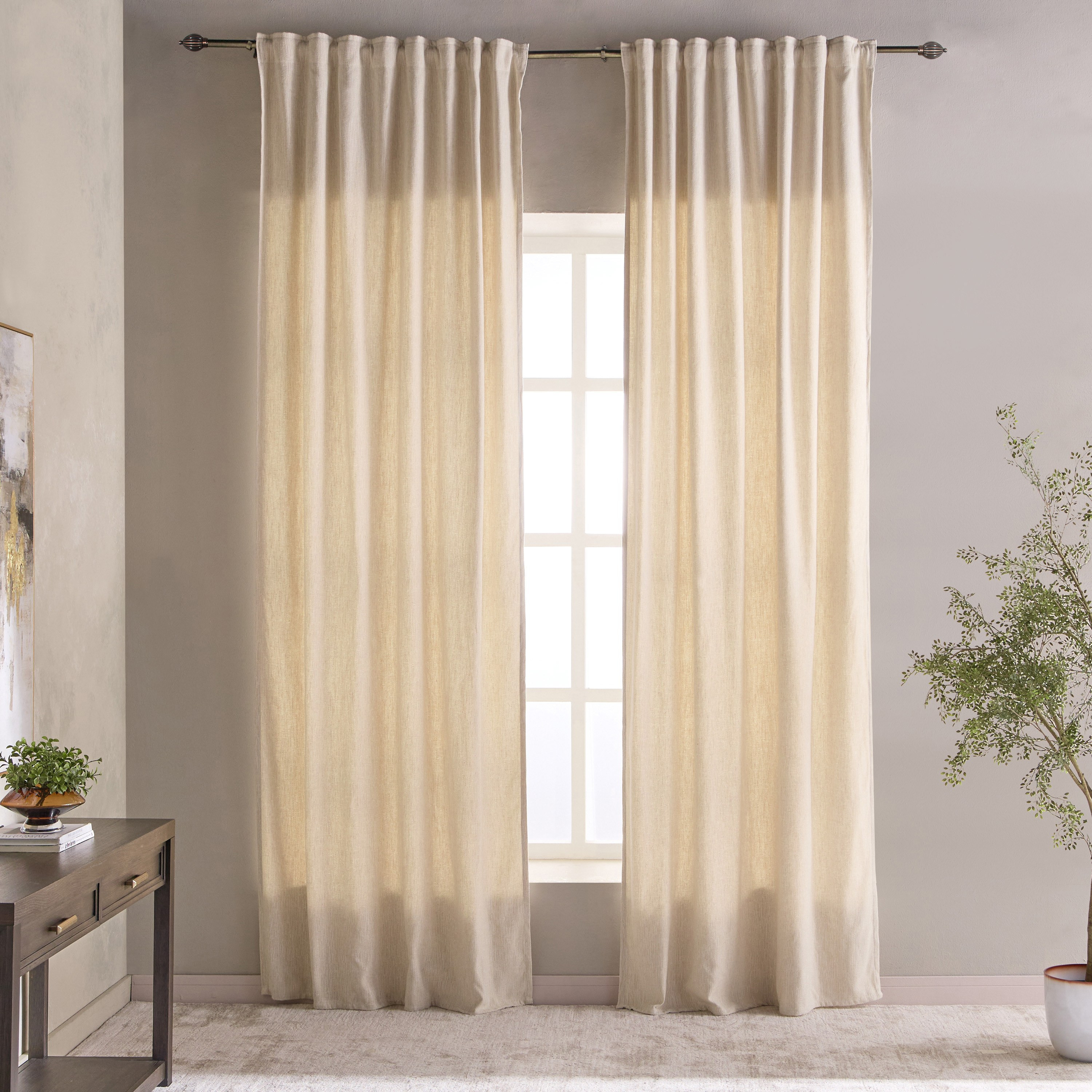 Saylor 2-Piece Curtain Set - 135x320 cm-household-windows-curtains-image-1