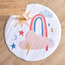 سجادة بطبعات سحاب وردية ونجوم - 100 سم-babyandkids-rugsandcarpets-rugs-image-5