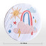 سجادة بطبعات سحاب وردية ونجوم - 100 سم-babyandkids-rugsandcarpets-rugs-image-1