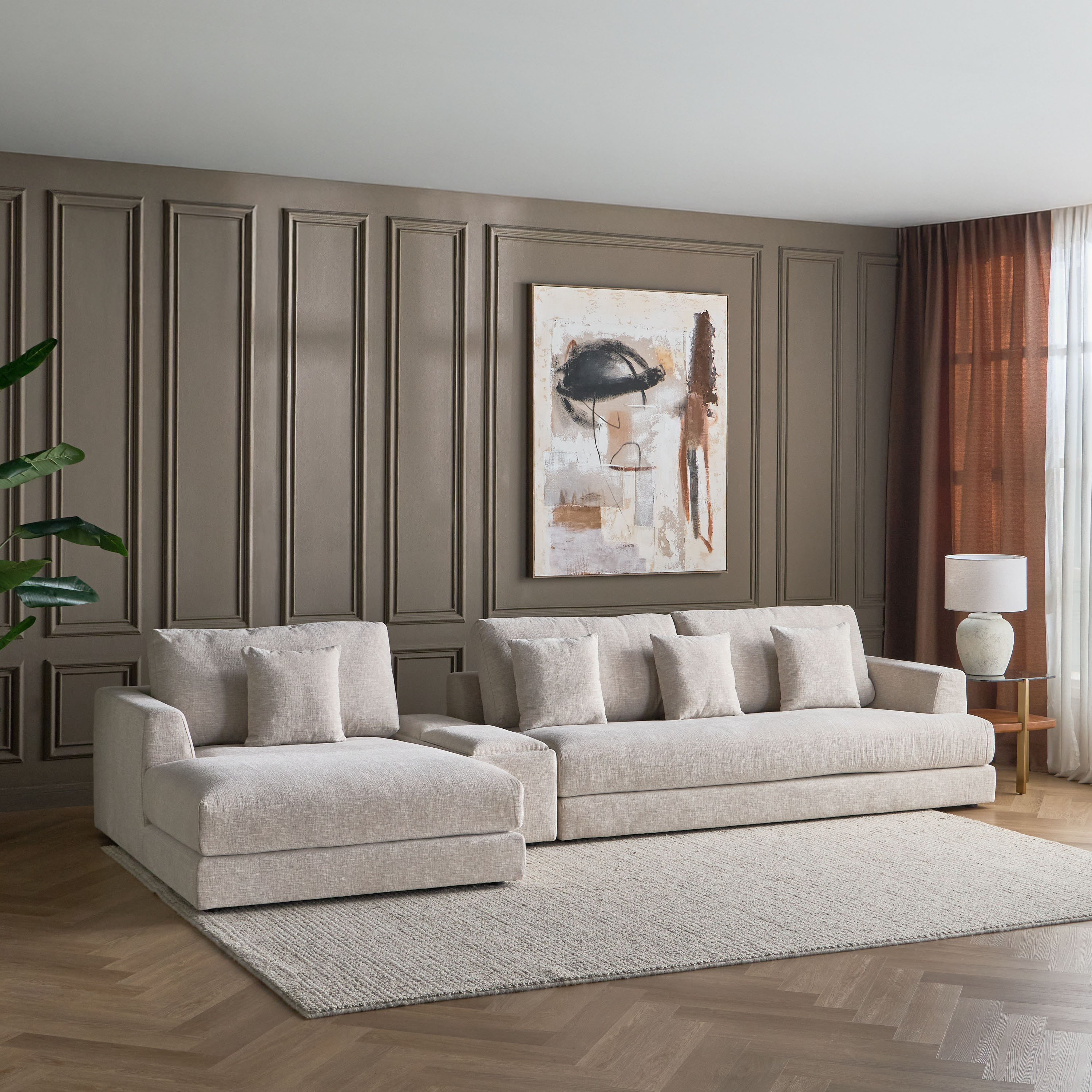 Hester 4-Seater Fabric Left Corner Sofa-furniture-sofaandseating-cornersofas-image-1