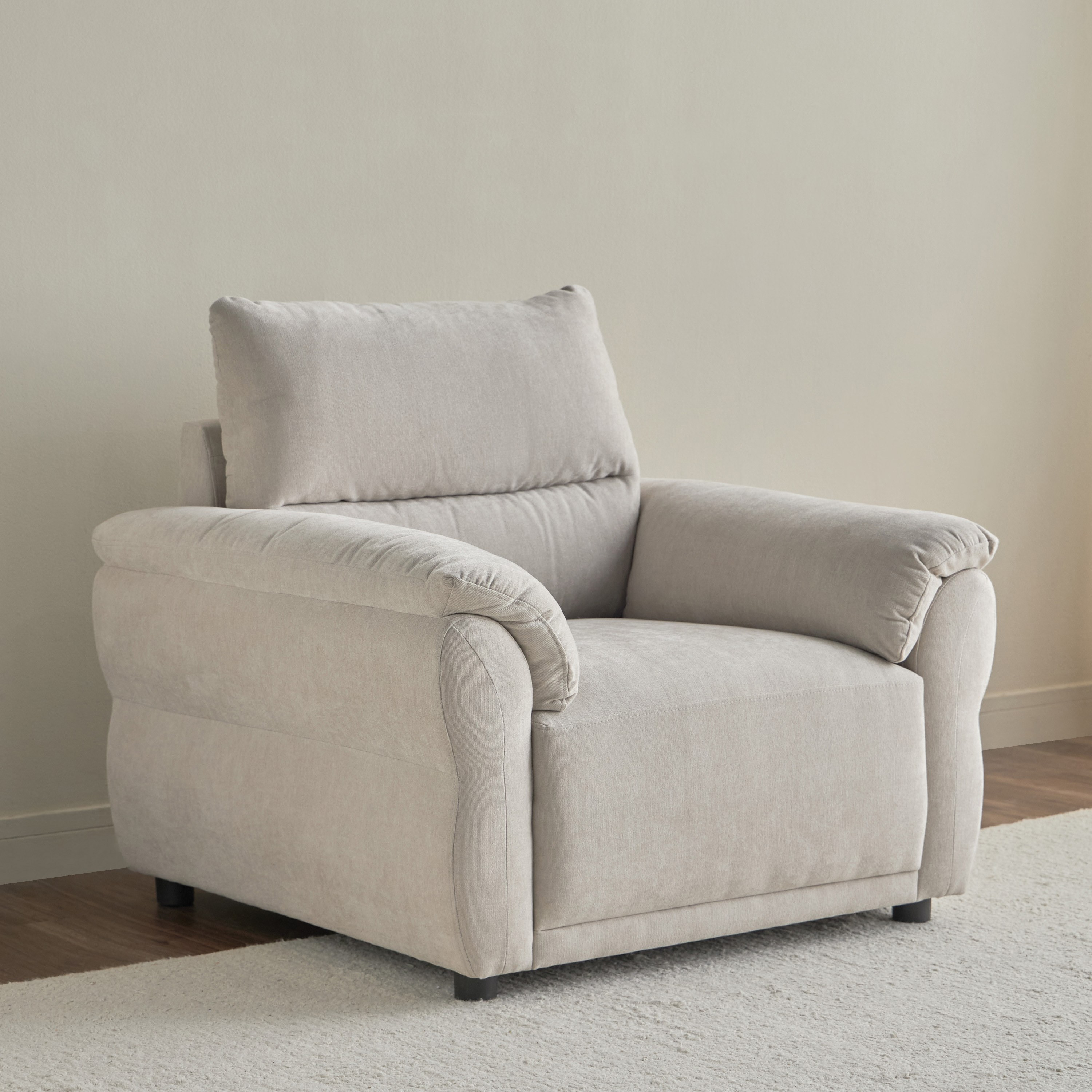 Slate Fabric Armchair-furniture-sofaandseating-armchairs-image-1