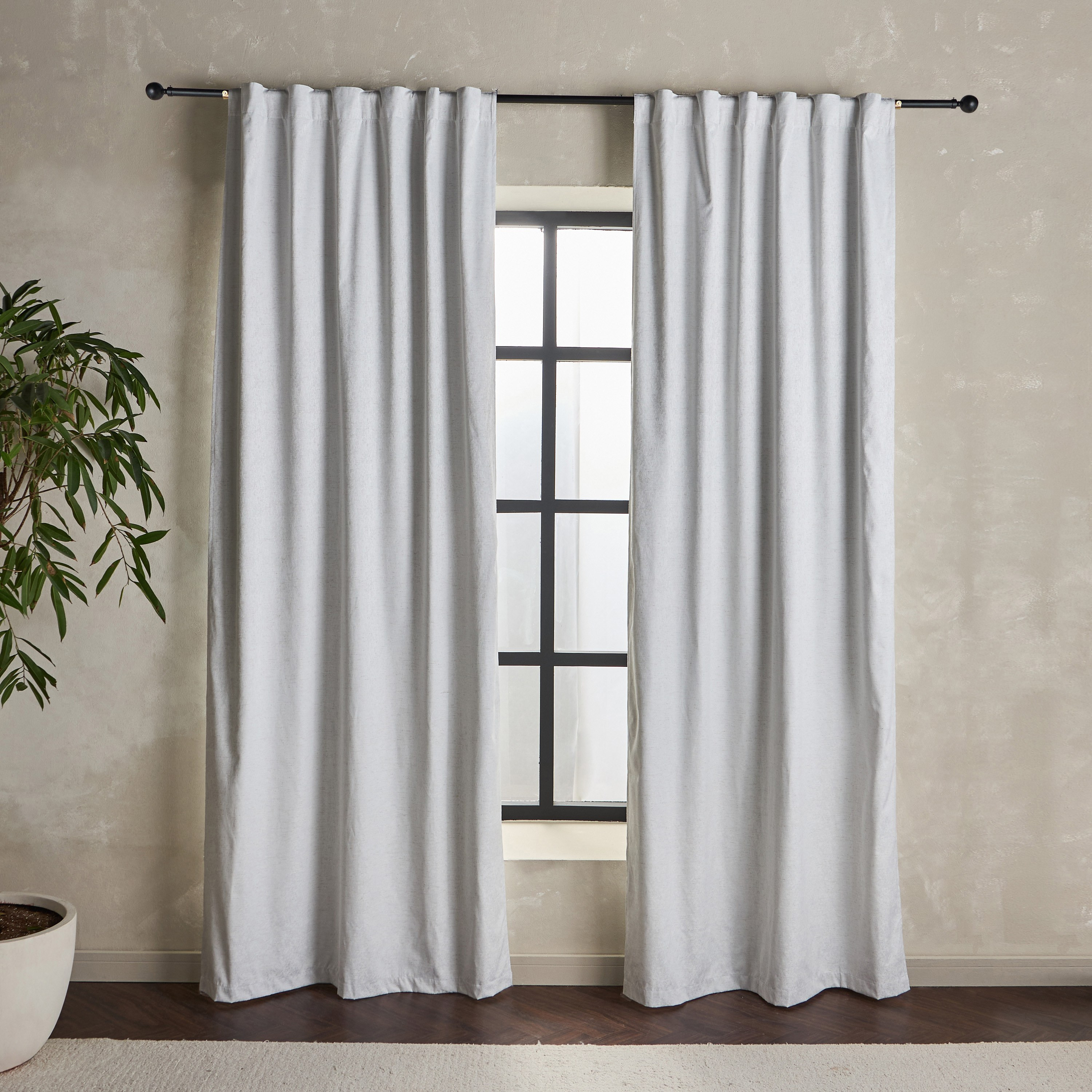Makenna 2-Piece Blackout Curtain Set - 135x300 cm-household-windows-curtains-image-1