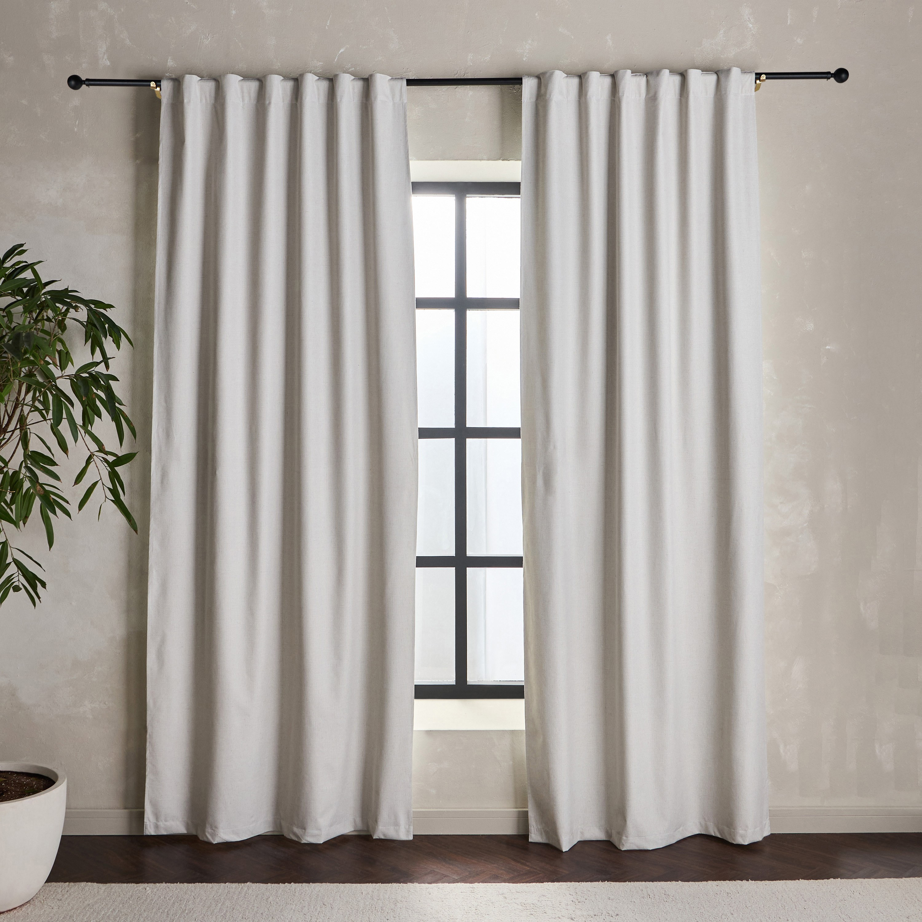 Alana 2-Piece Blackout Curtain Set - 135x300 cm-household-windows-curtains-image-1