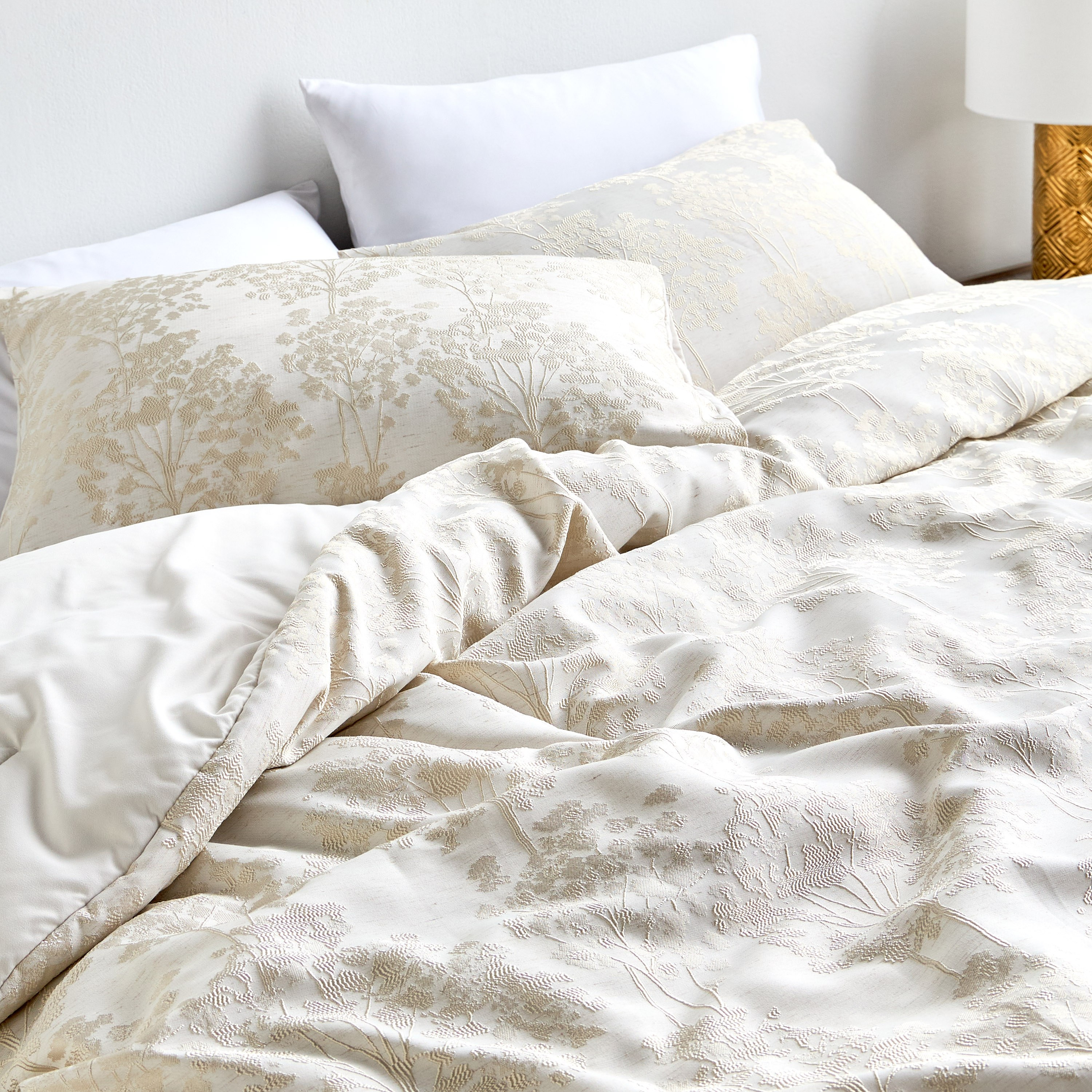 Conifer Jacquard 3-Piece Super King Comforter Set - 240x260 cm-household-bedding-comfortersandbedspreads-comforters-image-5