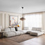 Alfred 5-Seater Faux Leather Corner Sofa-furniture-sofaandseating-cornersofas-image-1