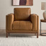 Duke Half Leather Armchair-furniture-sofaandseating-armchairs-image-2