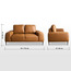 كنبة مقعدين جلد صناعي - إيدين-furniture-sofaandseating-sofasandsofasets-image-1