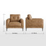 كرسي جلد صناعي بمساند ذراعين - آسترو-furniture-sofaandseating-armchairs-image-1