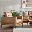 كرسي جلد صناعي بمساند ذراعين - آسترو-furniture-sofaandseating-armchairs-image-2