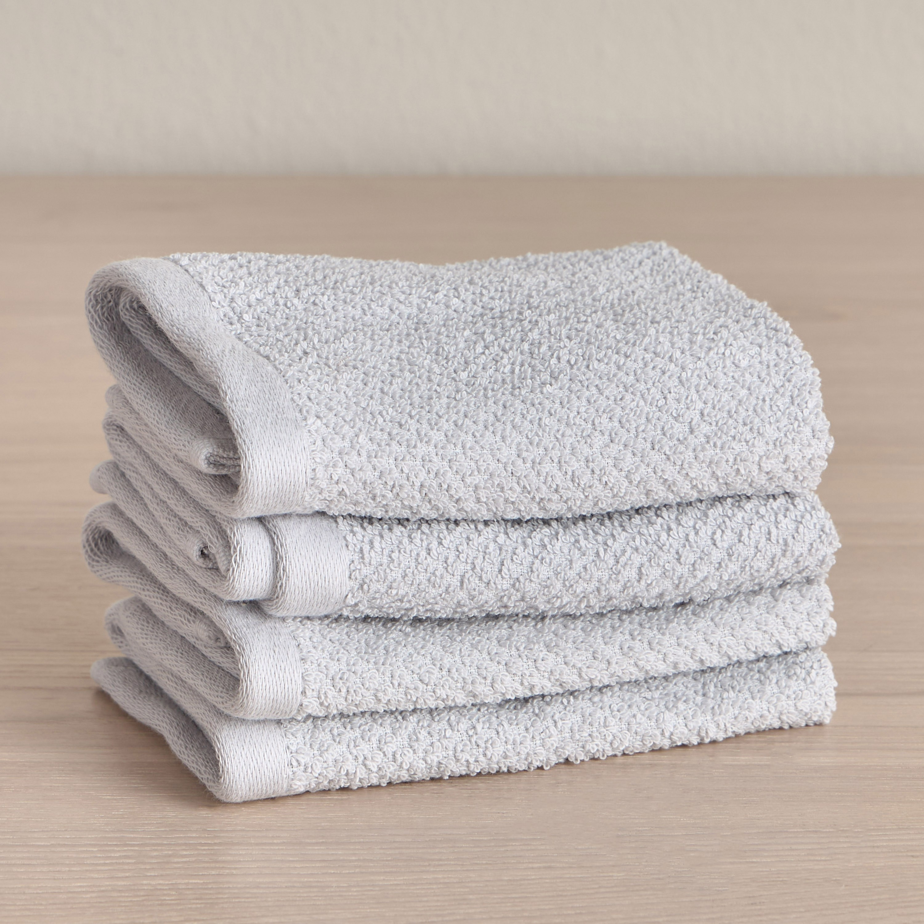 Estella 420 GSM Turkish Cotton 4-Piece Fingertip Towel Set - 30x30 cm-kids-bathandstorage-bath-towels-image-1