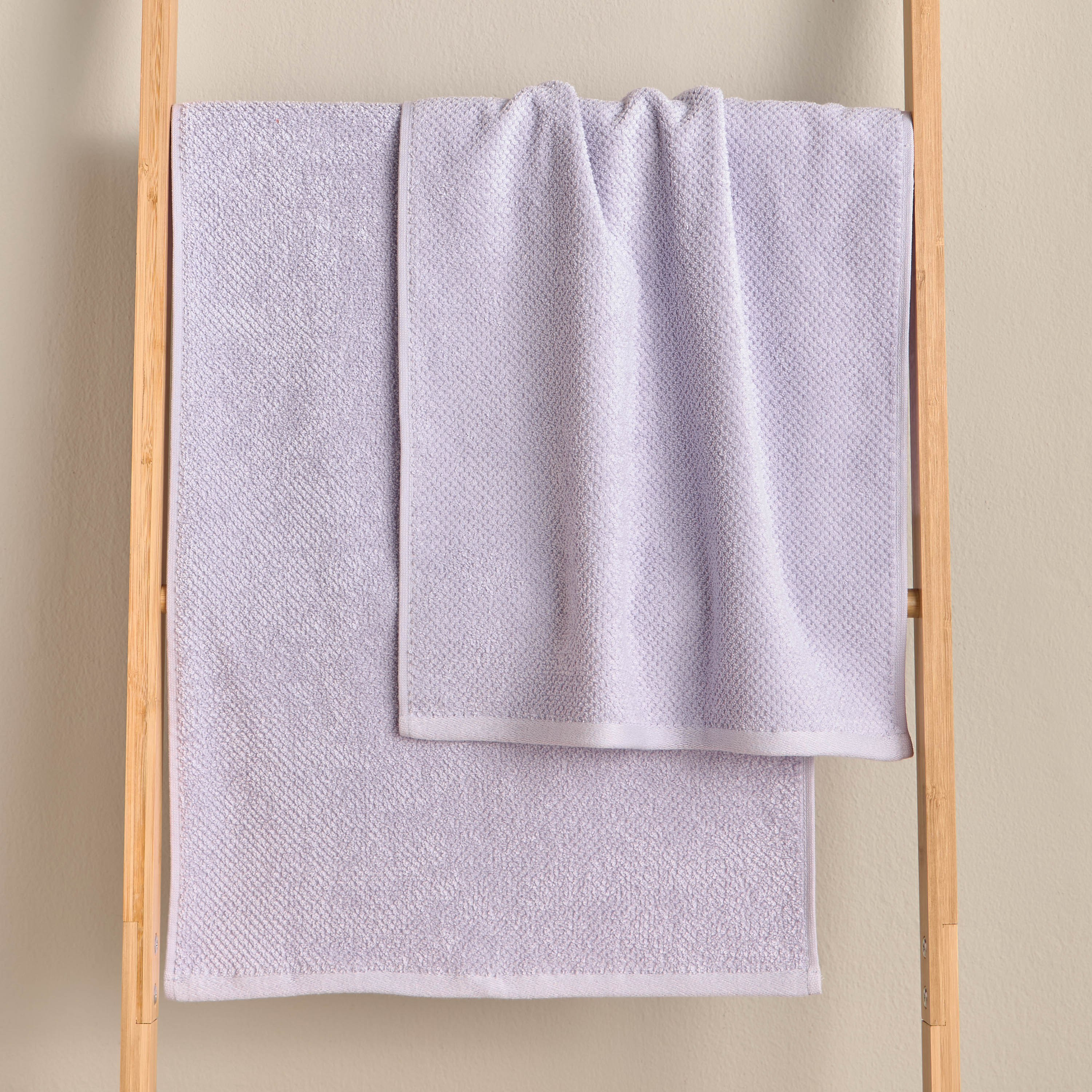 طقم مناشف يد قطن تركي 420 جرام لكل متر مربع من قطعتين - إستيلا - 40x70 سم-babyandkids-bathandstorage-bath-towels-image-2
