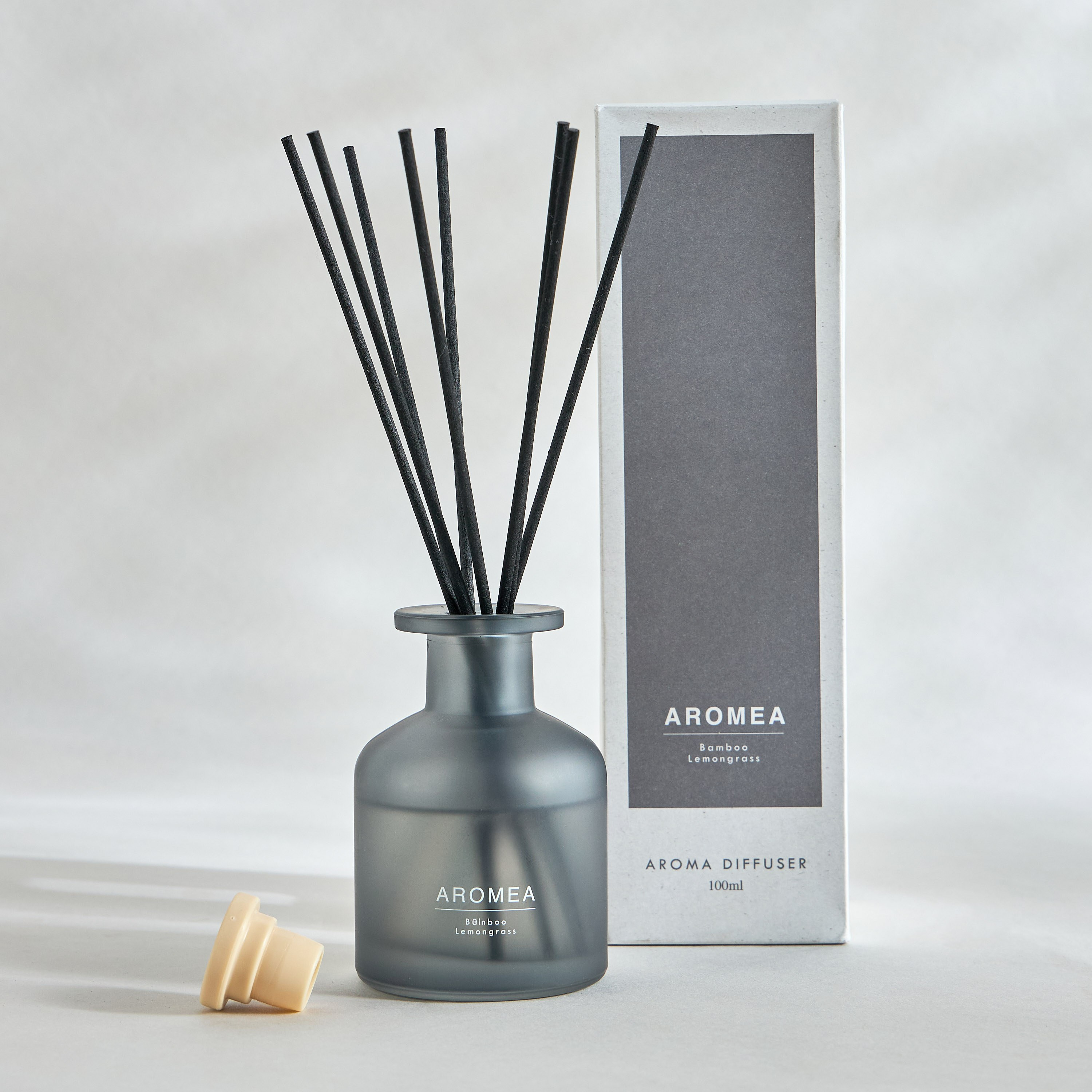 Aromea Bamboo Lemongrass Reed Diffuser - 100 ml-household-homefragrance-reeddiffusers-image-2