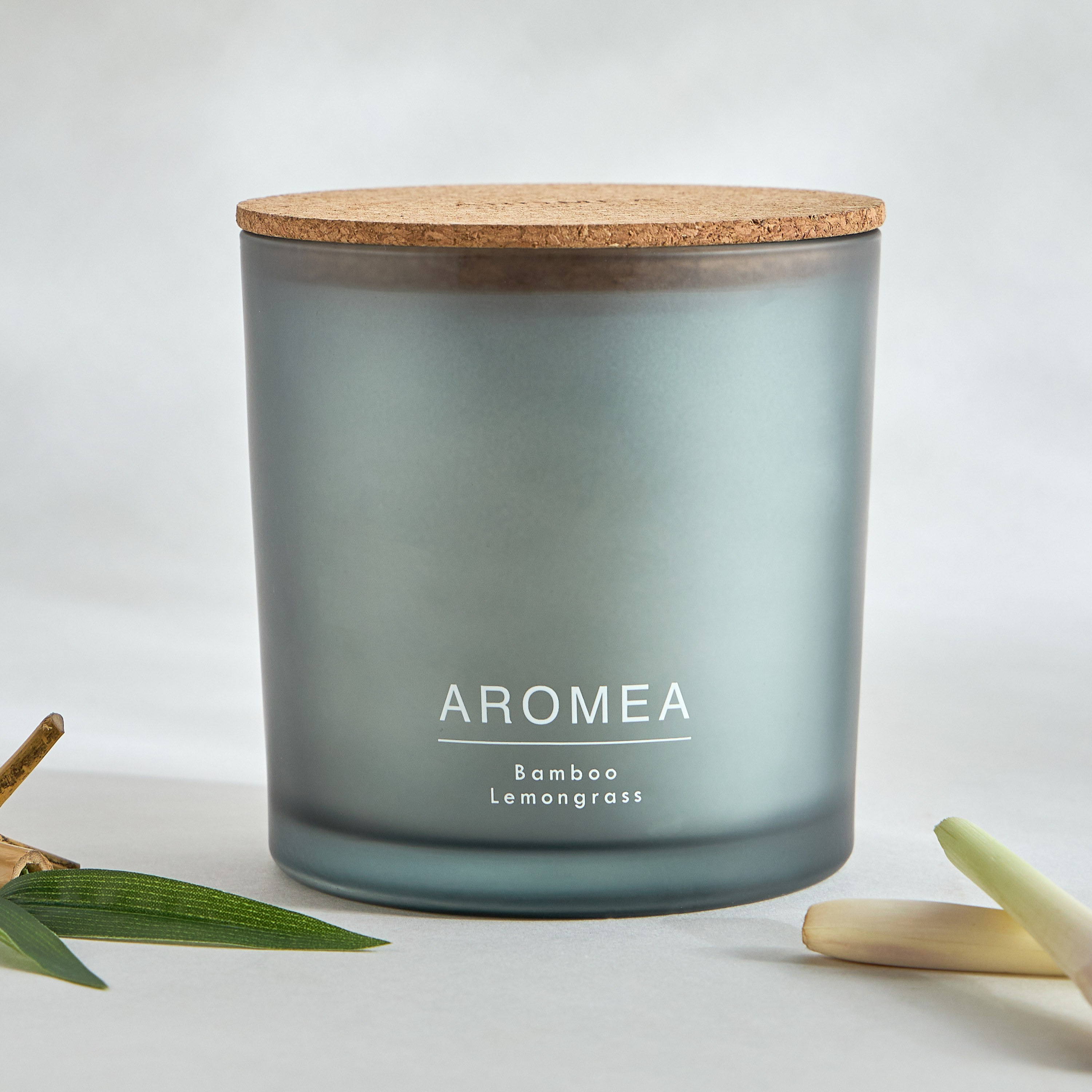 شمعة جرة معطرة بالخيزران وعشب الليمون - أروميا-household-homefragrance-candles-image-1