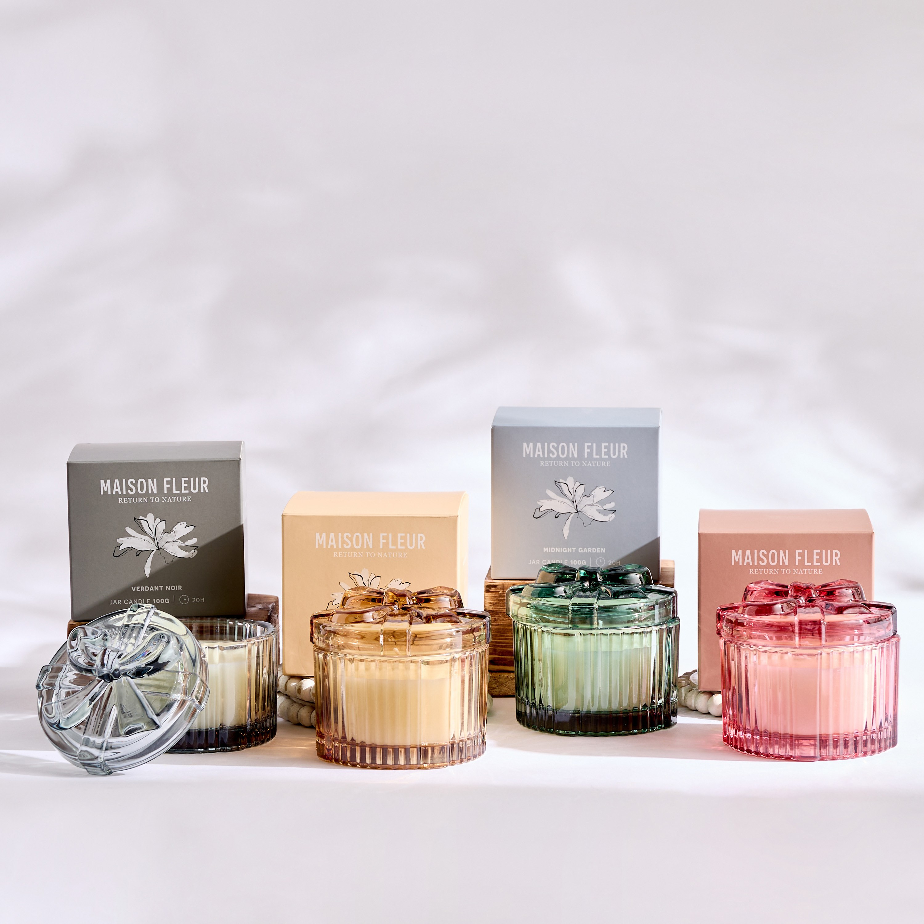 Maison Fleur Sandalwood Scented Jar Candle - 20 h-household-homefragrance-candles-image-5