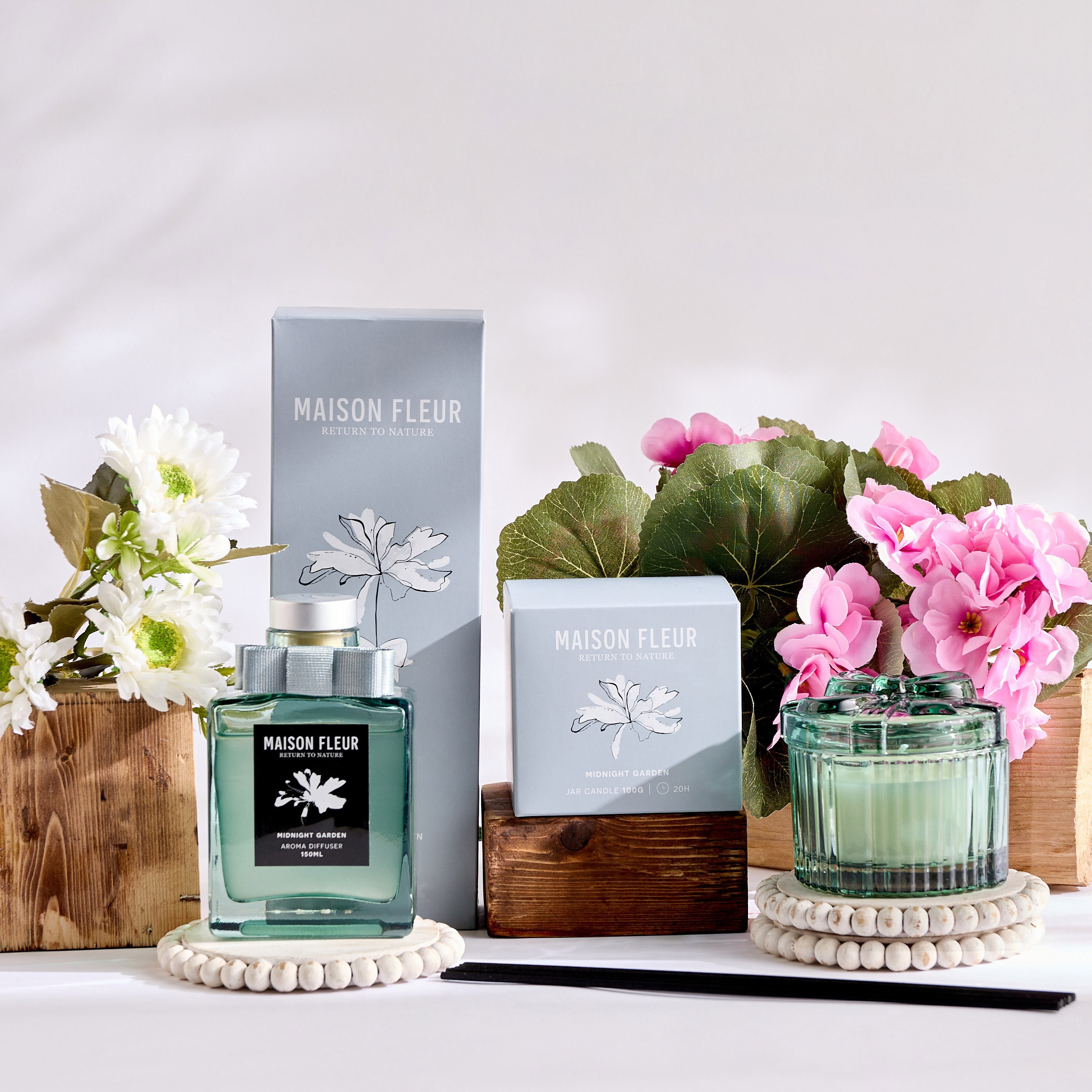 Maison Fleur Midnight Garden Scented Jar Candle - 20 h-household-homefragrance-candles-image-4