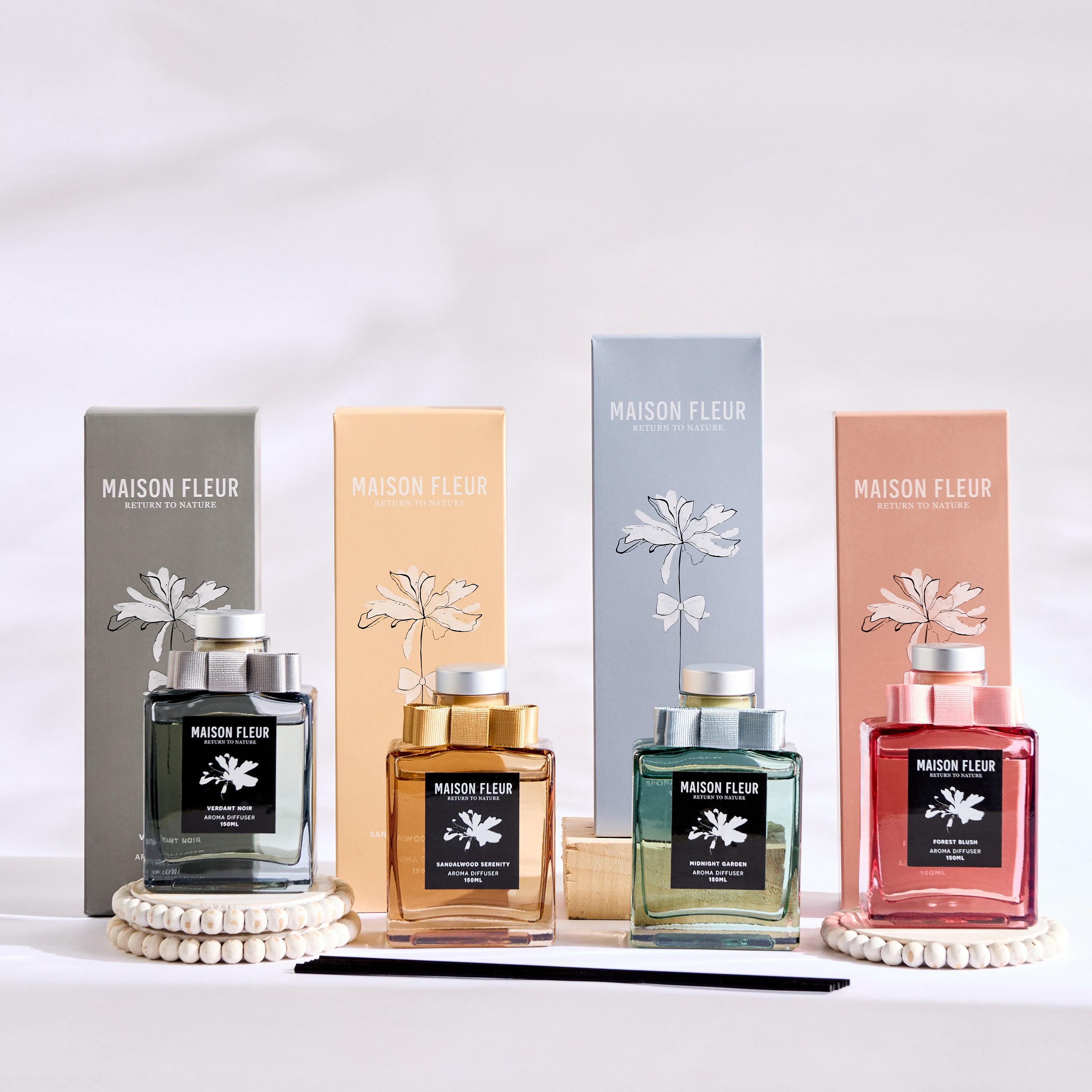 Maison Fleur Midnight Garden Reed Diffuser - 150 ml-household-homefragrance-reeddiffusers-image-5