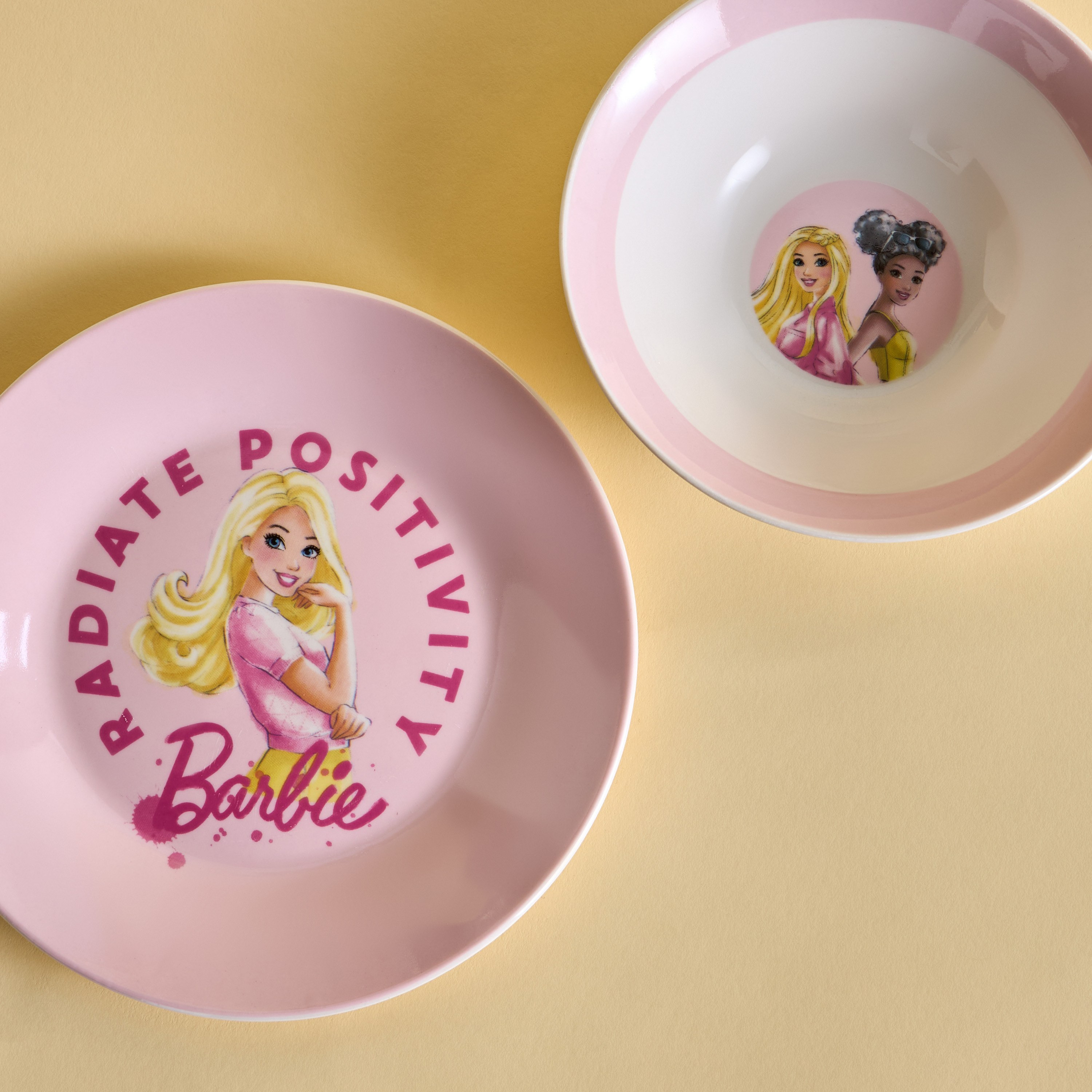 طقم مائدة 3 قطع - باربي-babyandkids-eatanddrink-tableware-image-2