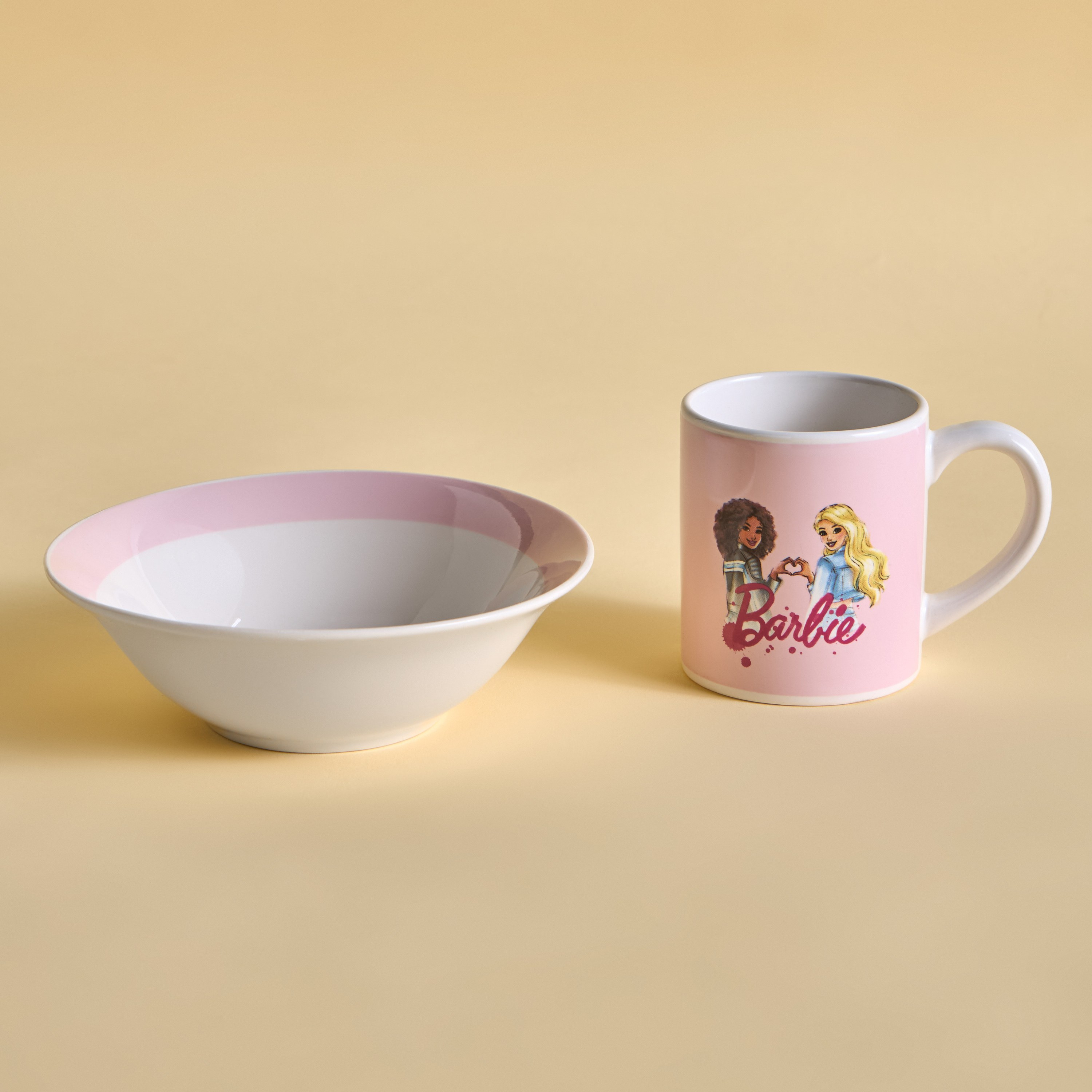 طقم مائدة 3 قطع - باربي-babyandkids-eatanddrink-tableware-image-3