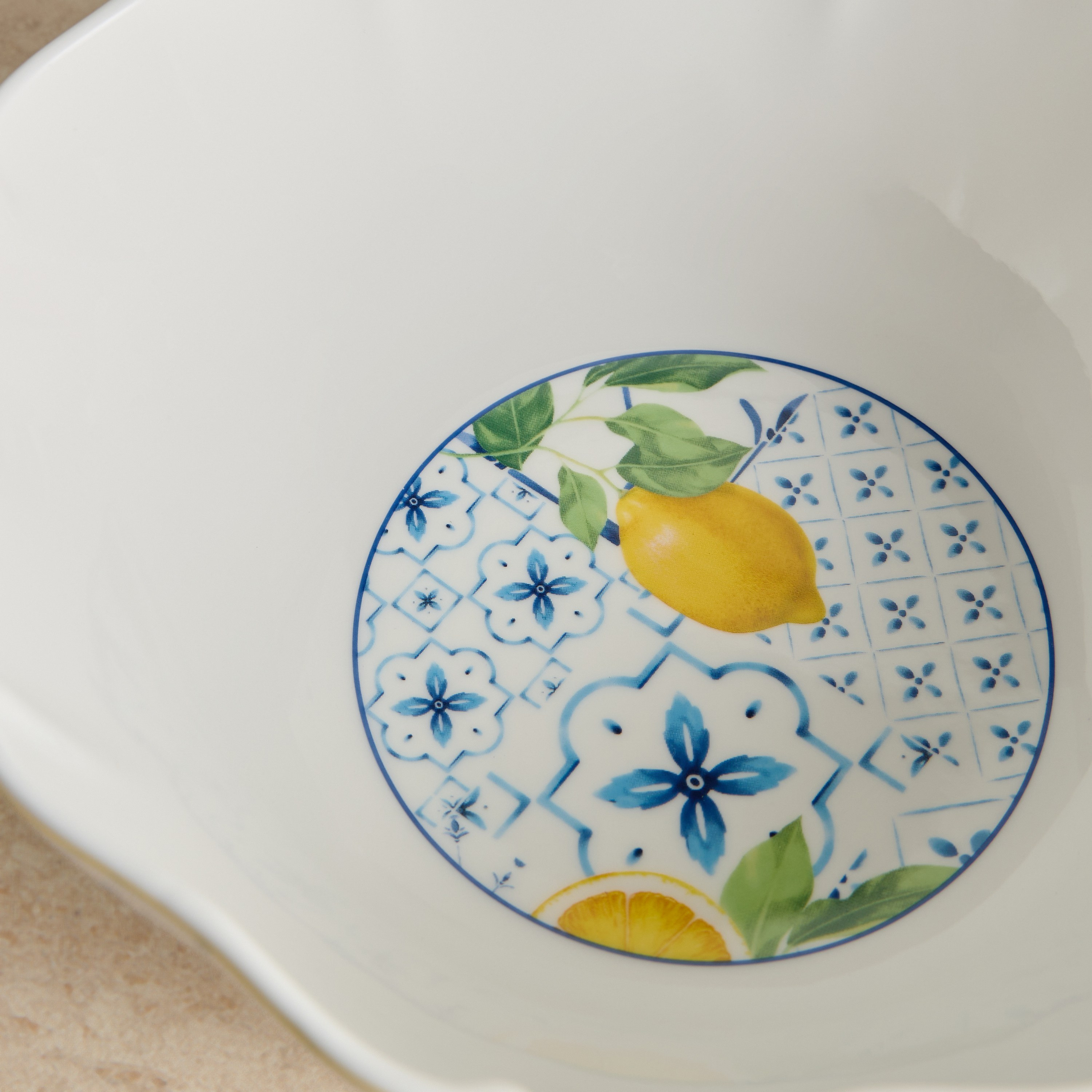 Amico Porcelain Serving Bowl - 24 cm-household-dining-dinnerware-bowls-image-2