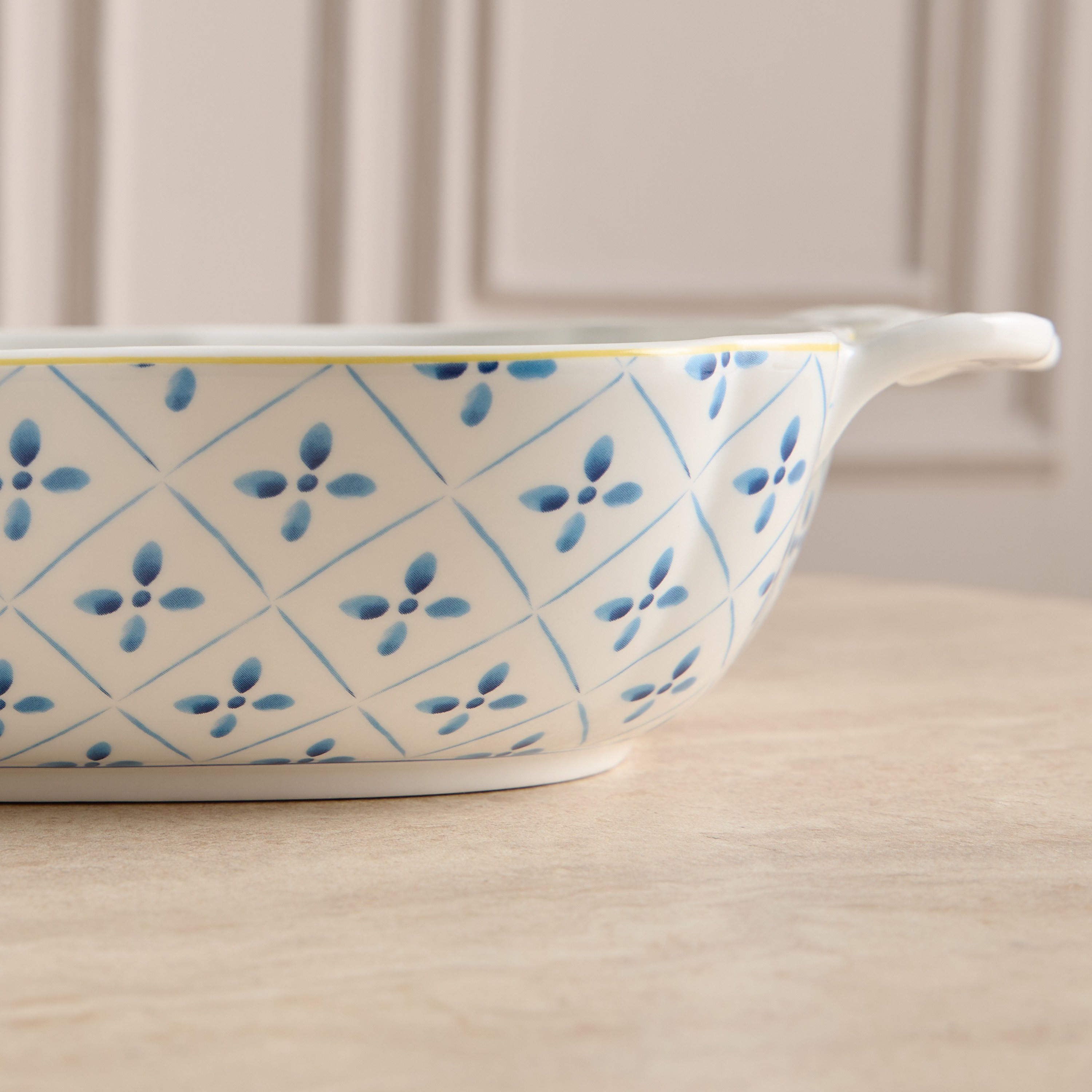 Amico Porcelain Baking Dish - 23x39 cm-household-kitchen-bakeware-bakingdishes-image-3