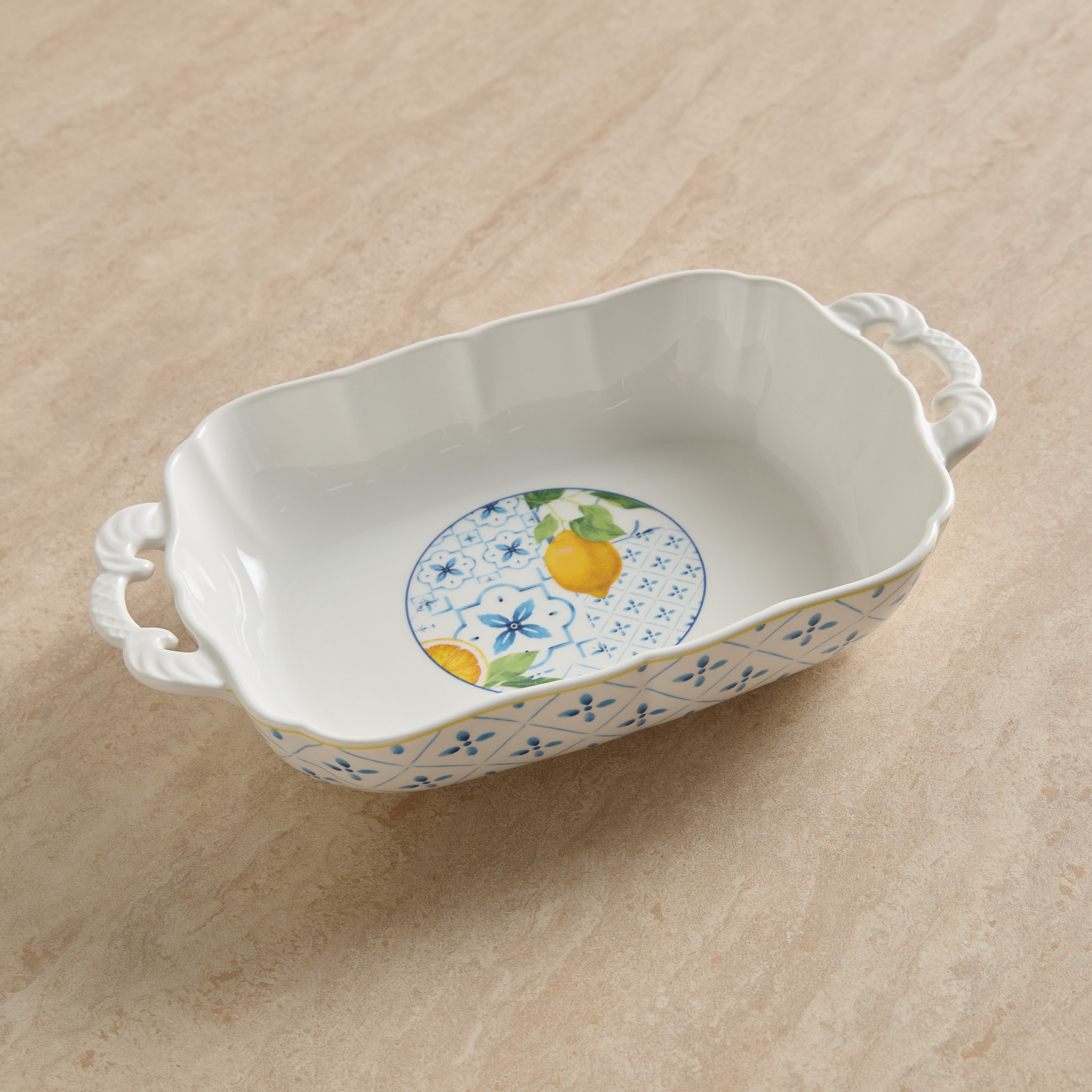 Amico Porcelain Baking Dish - 19x30 cm-household-kitchen-bakeware-bakingdishes-image-4