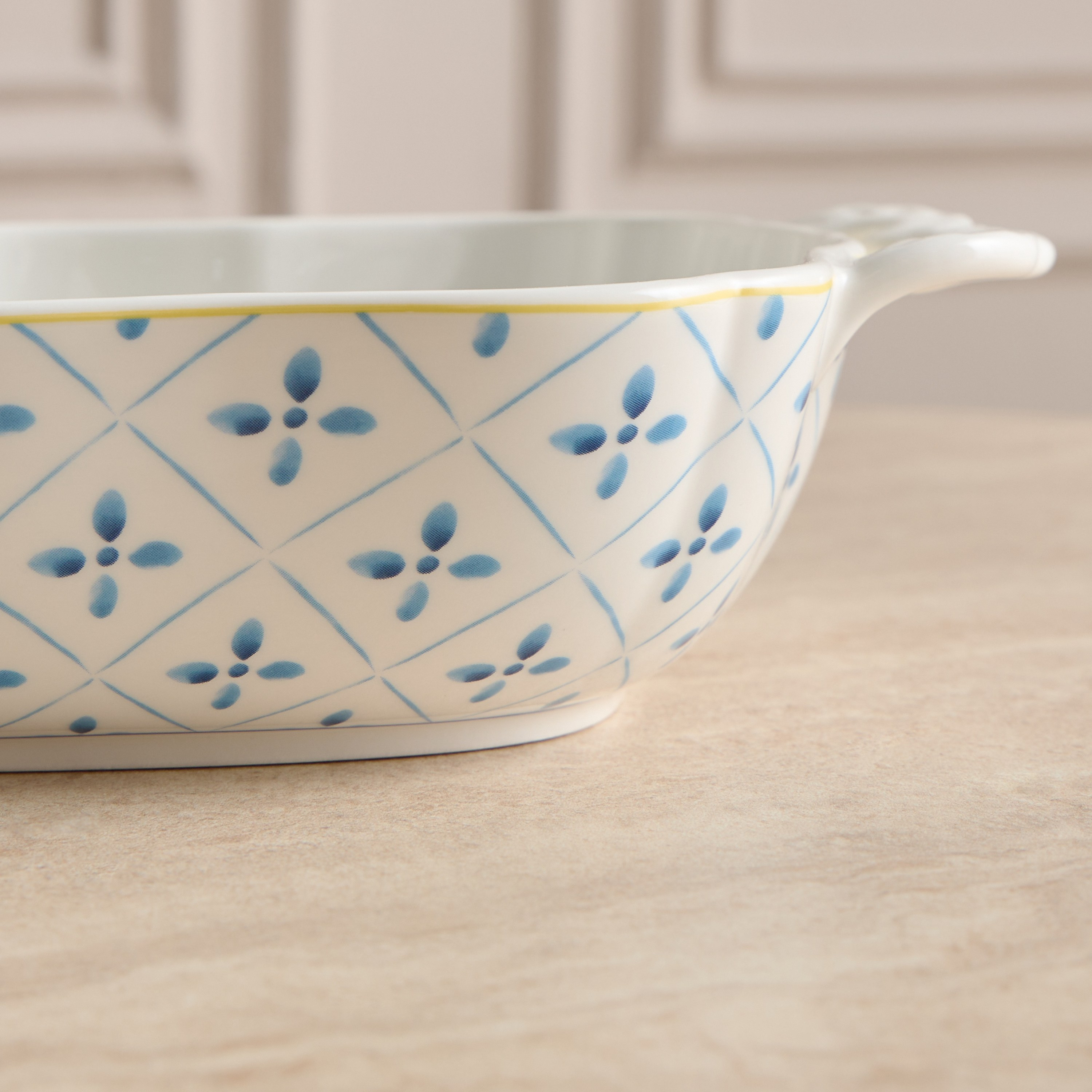 Amico Porcelain Baking Dish - 19x30 cm-household-kitchen-bakeware-bakingdishes-image-2