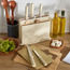 طقم سكاكين ولوح تقطيع مع حامل 9 قطع - تشارلي-household-kitchen-kitchentoolsandutensils-knives-image-1
