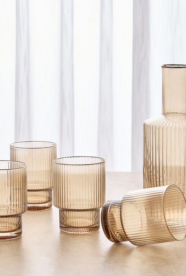 طقم كاسات وإبريق 5 قطع - فينتج-household-dining-drinkserveware-image-1