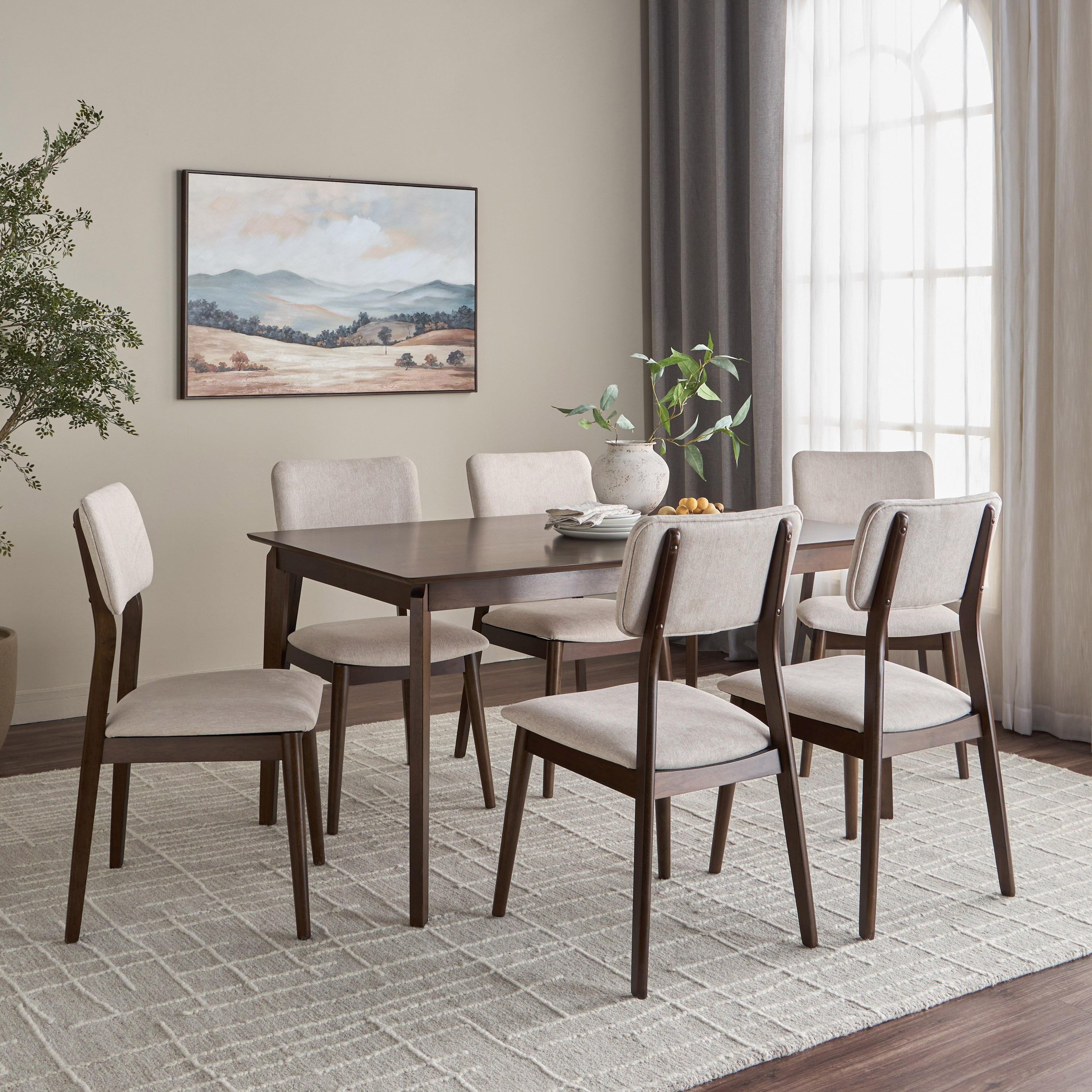 Shop Milton 6-Seater Dining Set | Homecentre Egypt