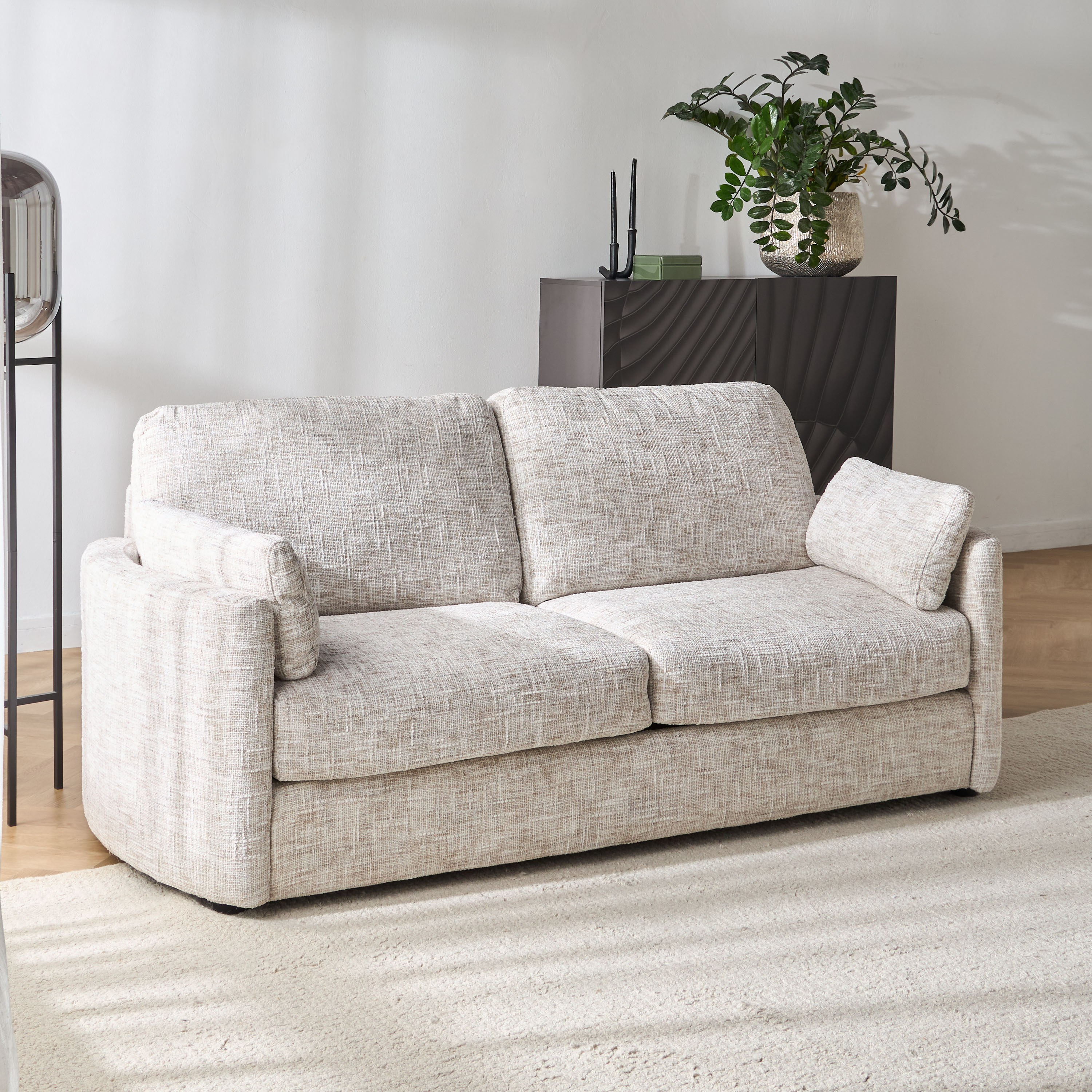 Latiano 3-Seater Fabric Sofa Bed-furniture-sofaandseating-sofabedsanddaybeds-image-1