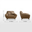 كرسي بمساند ذراعين من الجلد الصناعي - رادكليف-furniture-sofaandseating-armchairs-image-1