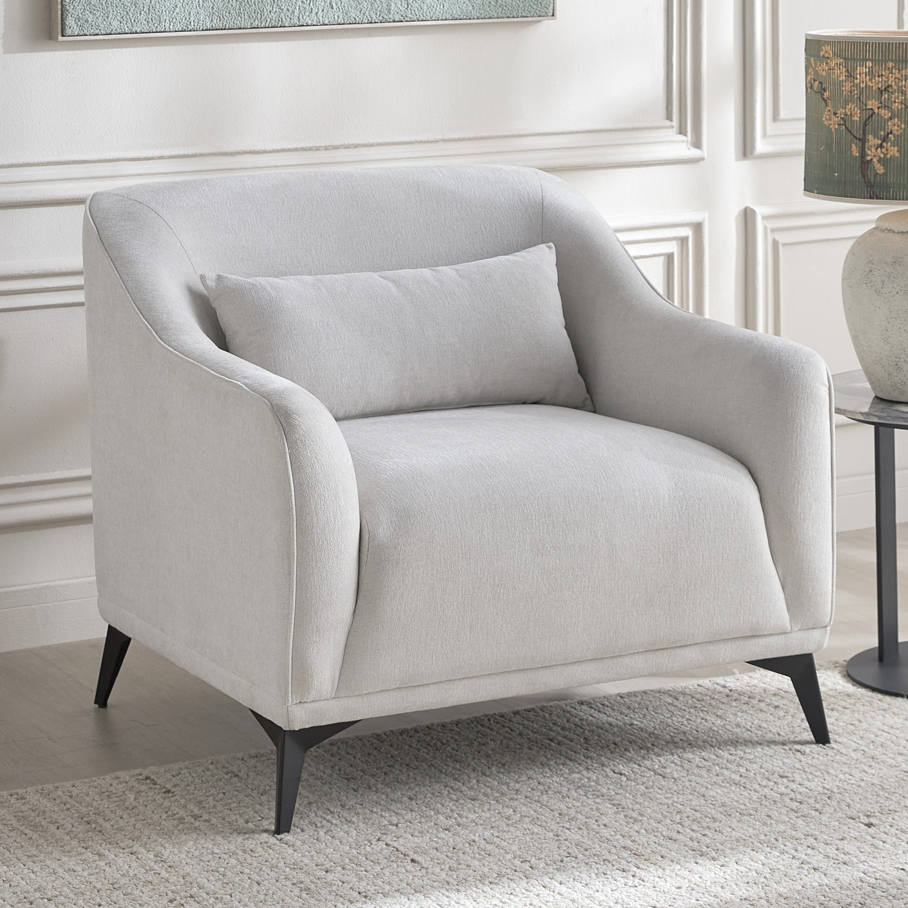 كرسي قماشي بمساند ذراعين - رينو-furniture-sofaandseating-armchairs-image-1